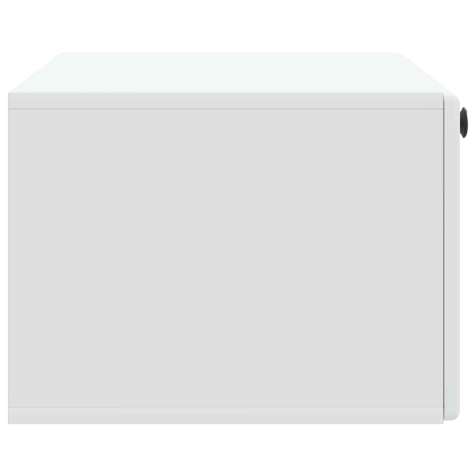 Meuble TV mural 78,5 x 41 x 30 cm Blanc Bois d'ingénierie - XIOS
