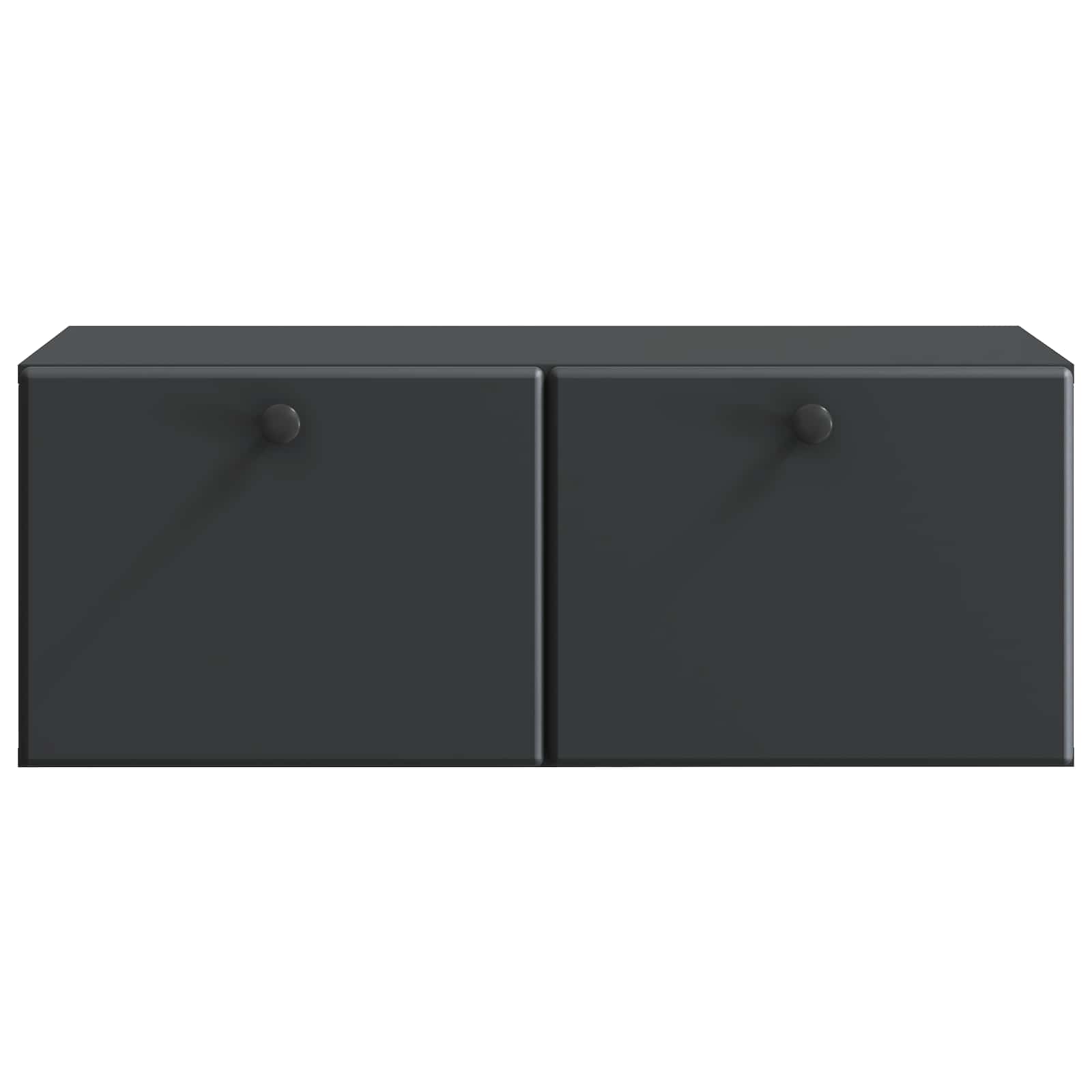 Meuble TV mural Noir 78,5 x 41 x 30 cm Bois d'ingénierie - XIOS