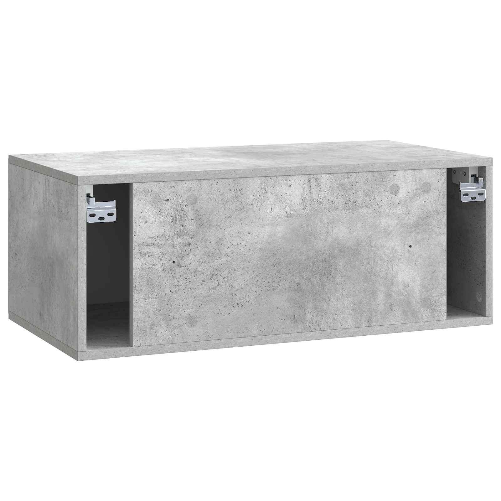 Meuble TV mural 78,5 x 41 x 30 cm Gris béton Bois d'ingénierie - XIOS