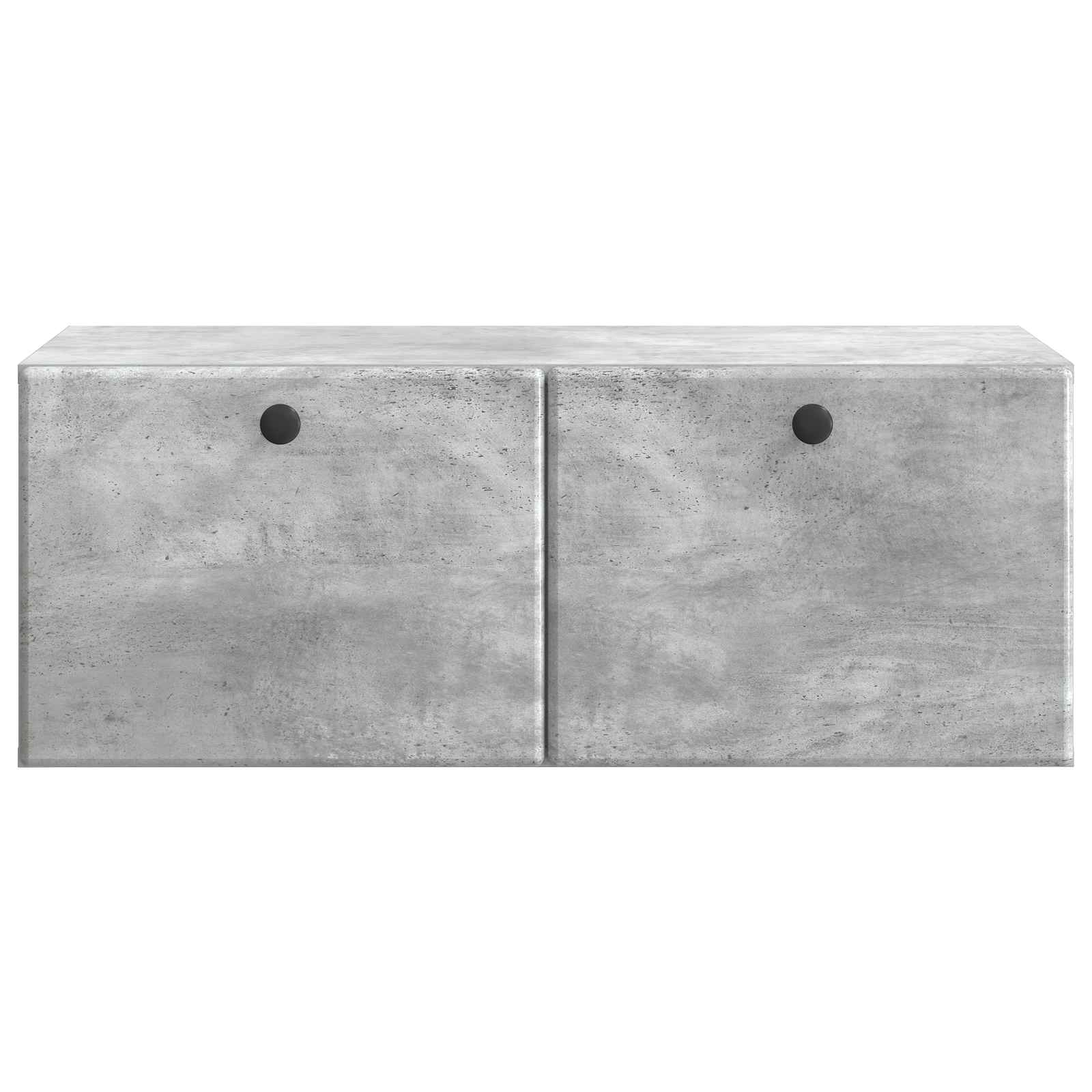 Meuble TV mural 78,5 x 41 x 30 cm Gris béton Bois d'ingénierie - XIOS
