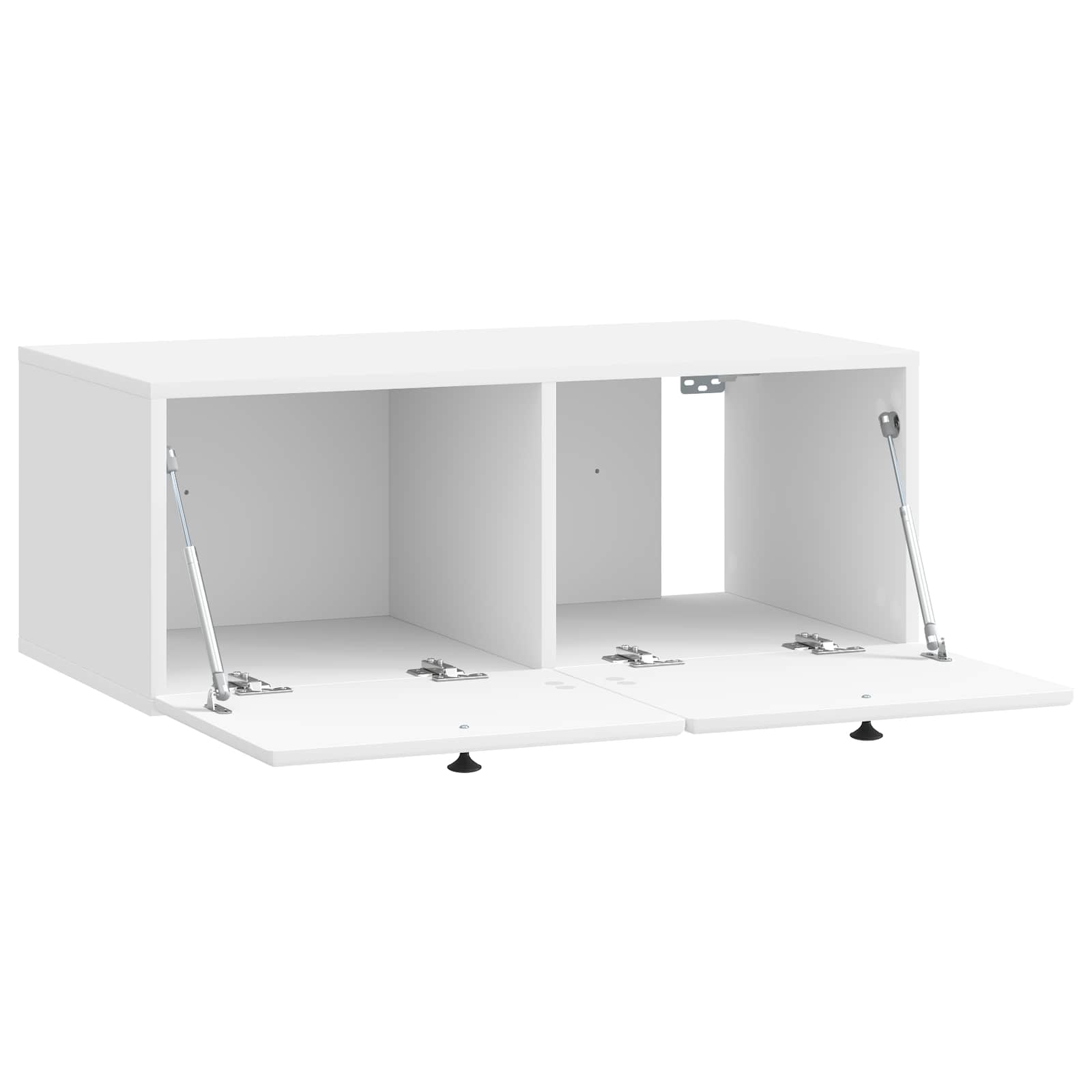 Meuble TV mural Montage mural Blanc brillant 78,5 x 41 x 30 cm - XIOS