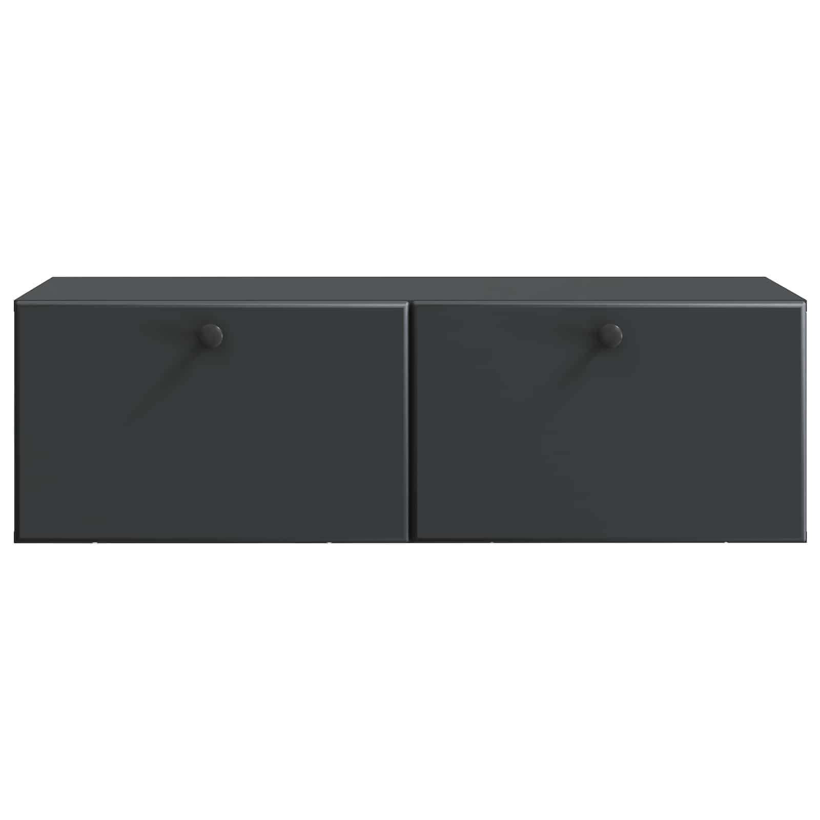 Meuble TV mural Noir 98 x 41 x 30 cm Bois d'ingénierie - XIOS