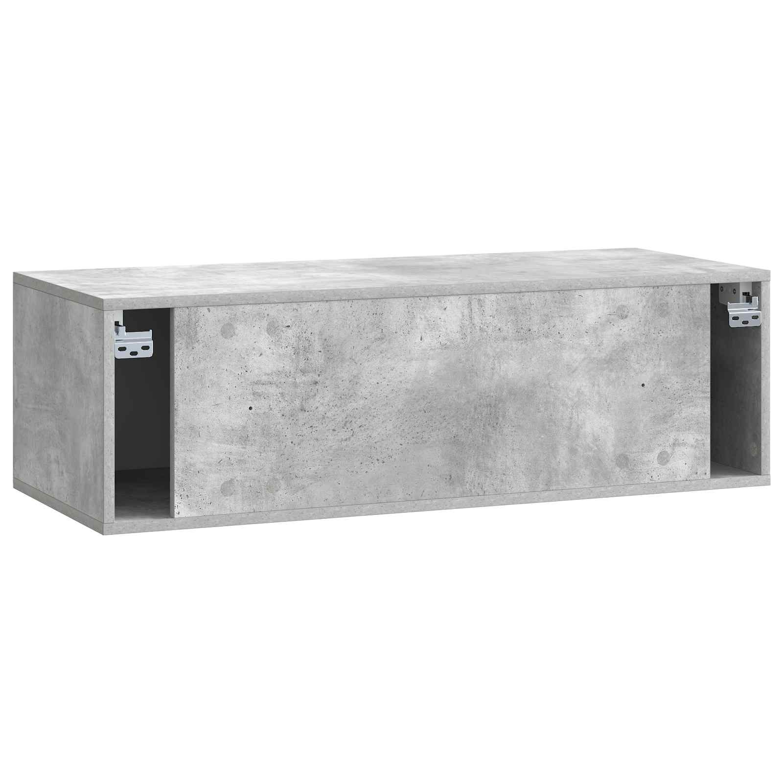 Meuble TV mural Gris béton 98 x 41 x 30 cm Bois d'ingénierie - XIOS