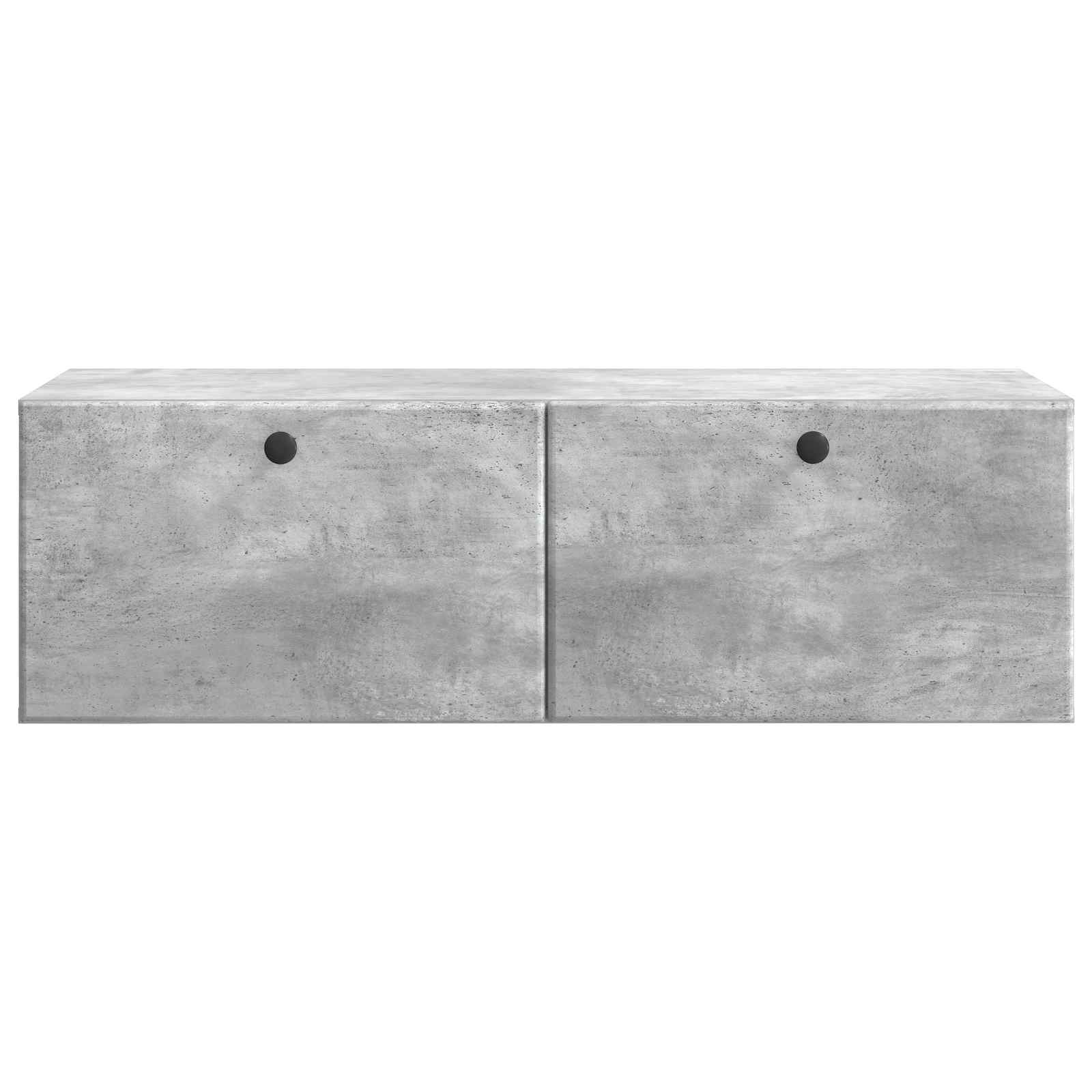 Meuble TV mural Gris béton 98 x 41 x 30 cm Bois d'ingénierie - XIOS