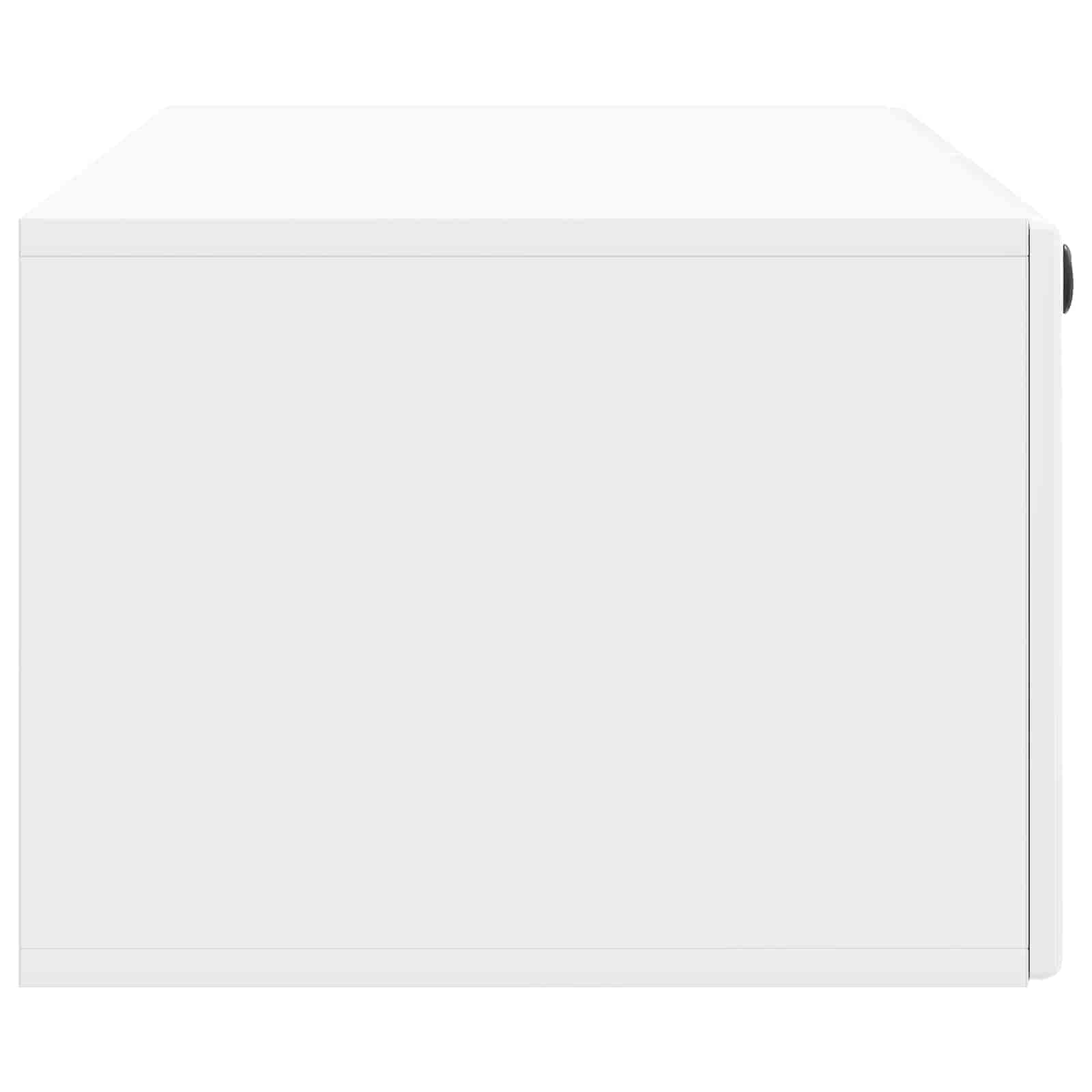 Meuble TV mural Montage mural Blanc brillant 98 x 41 x 30 cm - XIOS