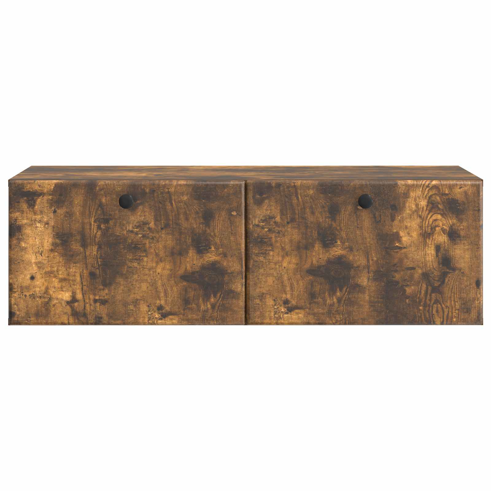 Meuble TV mural Chêne fumé 98 x 41 x 30 cm Bois d'ingénierie - XIOS