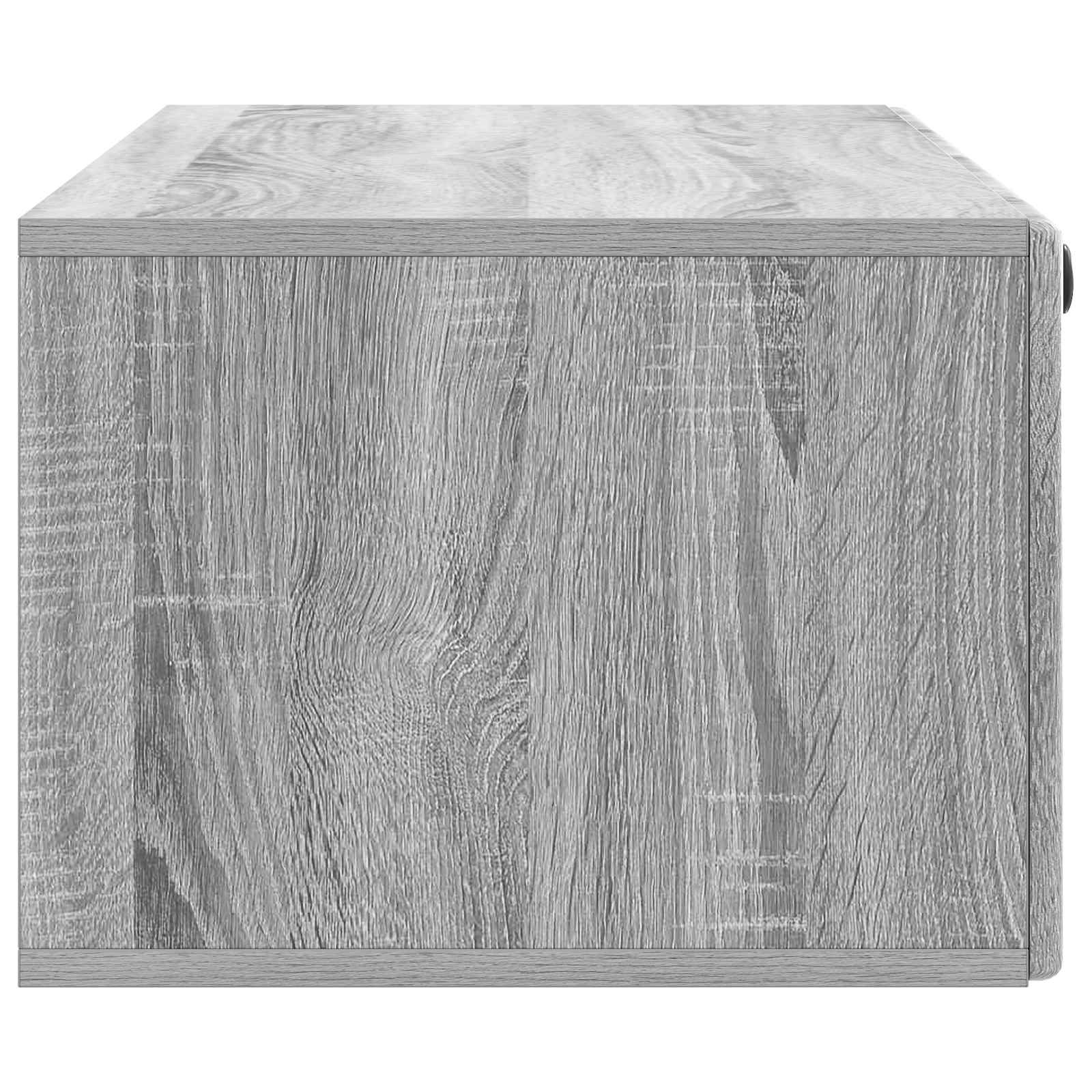 Meuble TV mural Sonoma gris 98 x 41 x 30 cm Bois d'ingénierie - XIOS