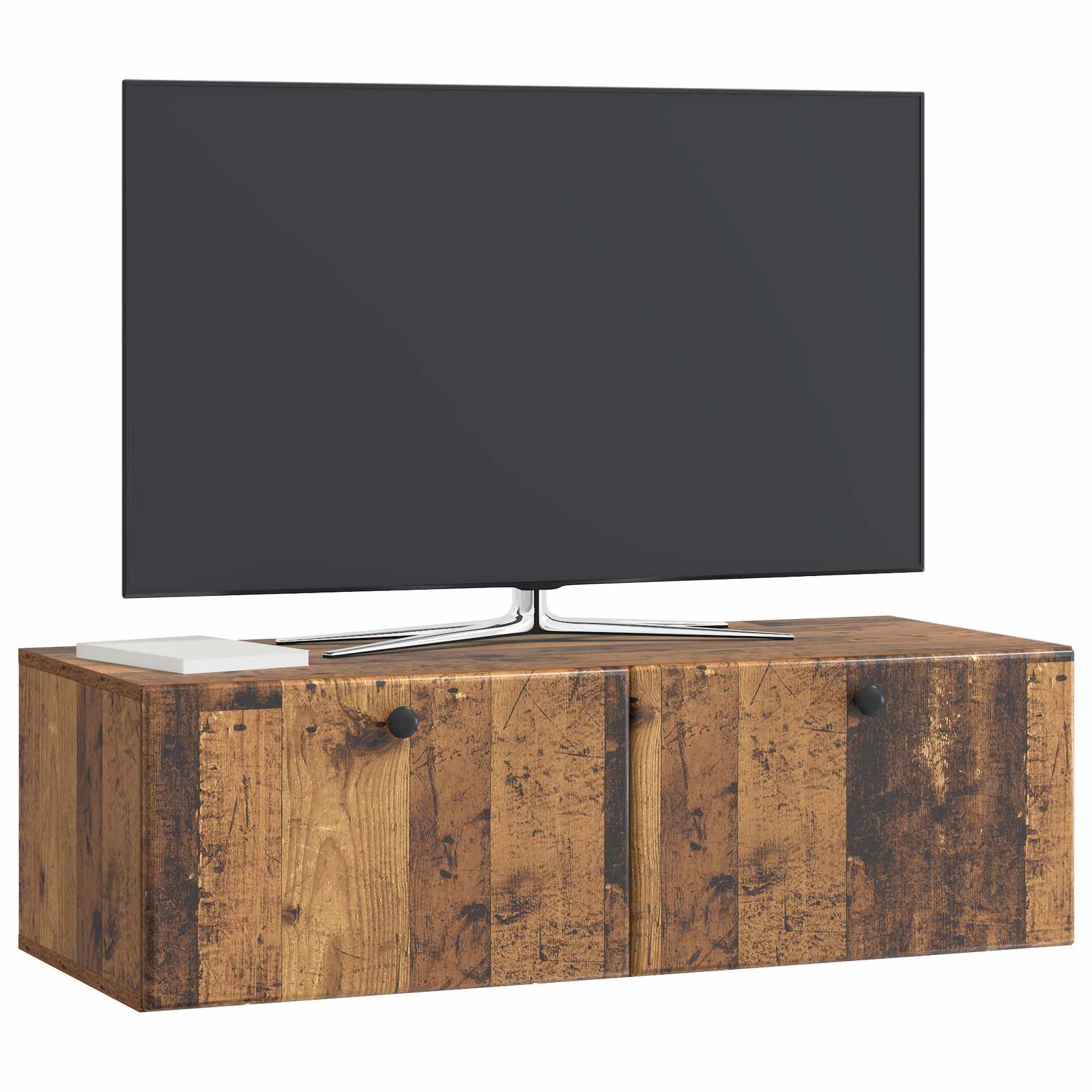 Meuble TV mural Bois ancien 98 x 41 x 30 cm Bois d'ingénierie - XIOS