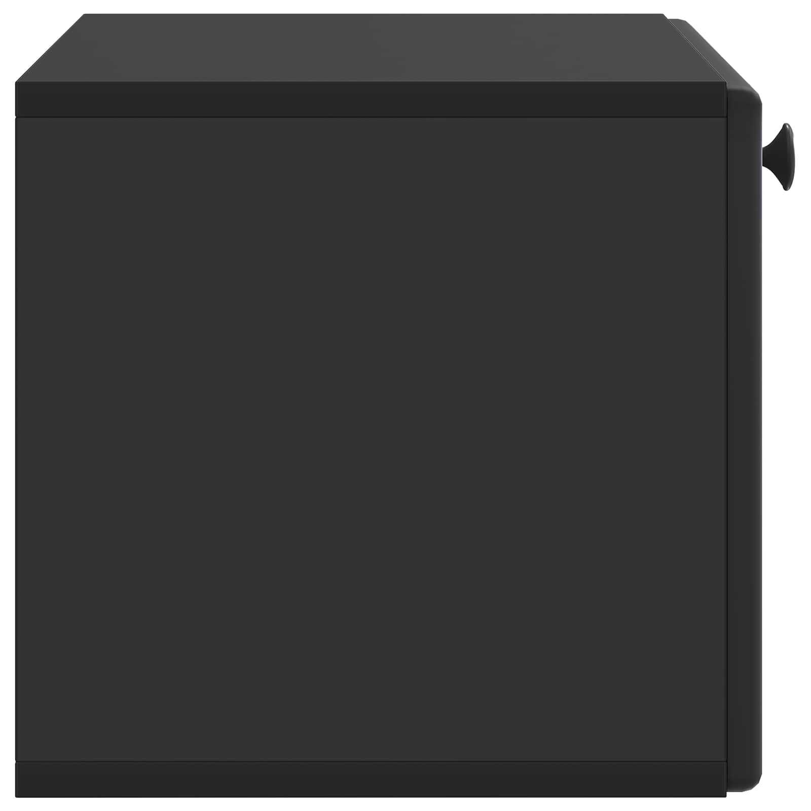 Meuble TV mural 59,5 x 31 x 30 cm Noir Bois d'ingénierie - XIOS