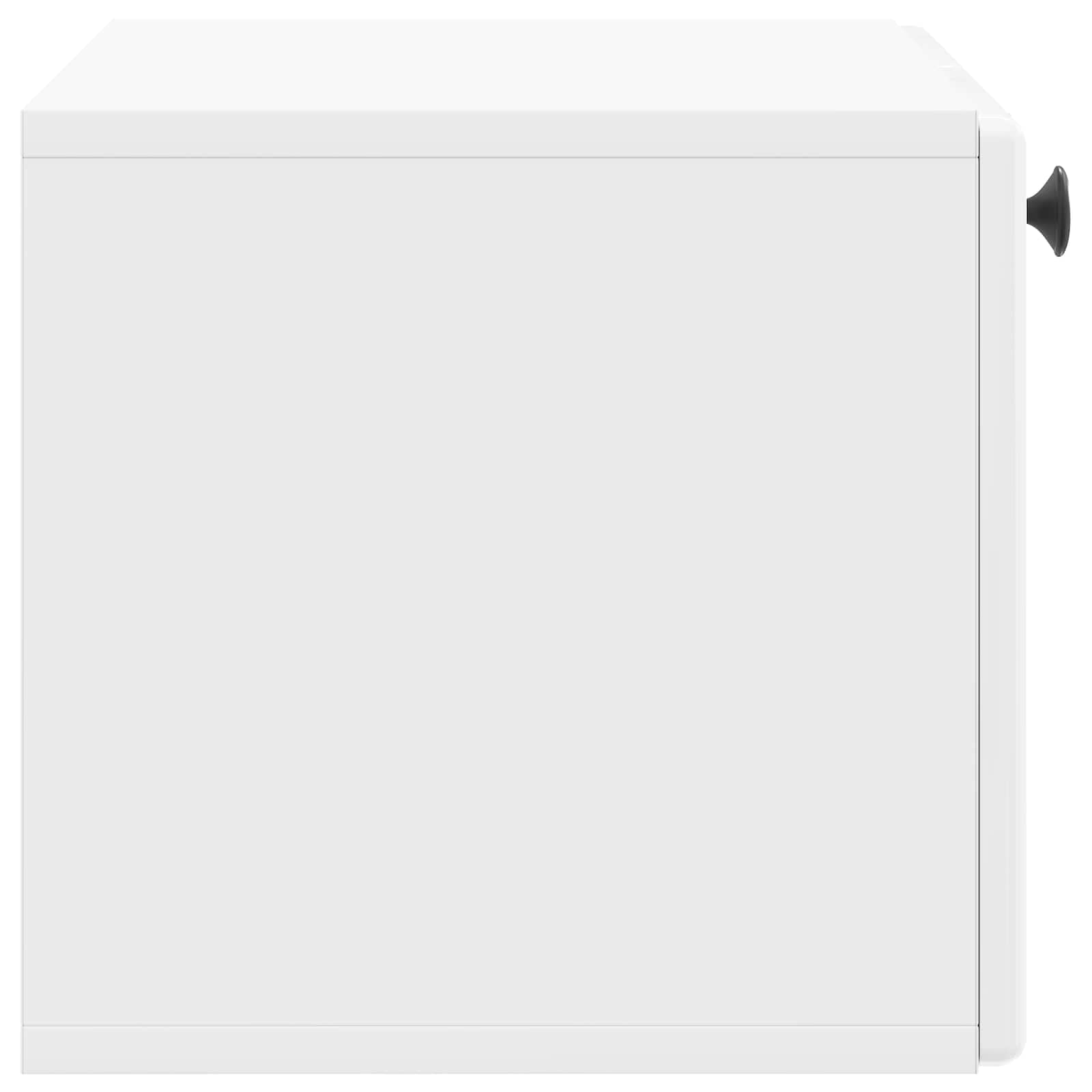 Meuble TV mural 59,5 x 31 x 30 cm Blanc brillant - XIOS