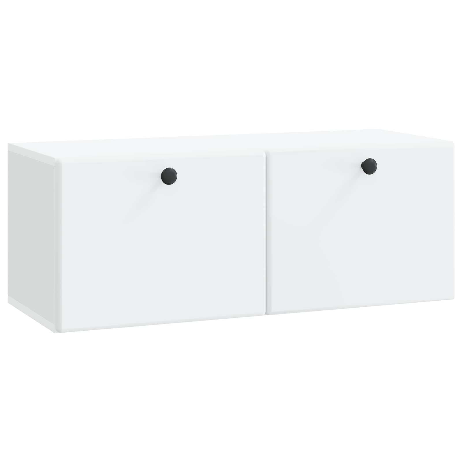 Meuble TV mural 78,5 x 31 x 30 cm Blanc Bois d'ingénierie - XIOS