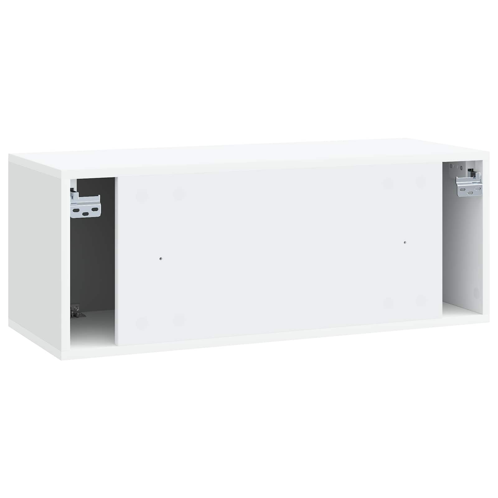 Meuble TV mural 78,5 x 31 x 30 cm Blanc Bois d'ingénierie - XIOS