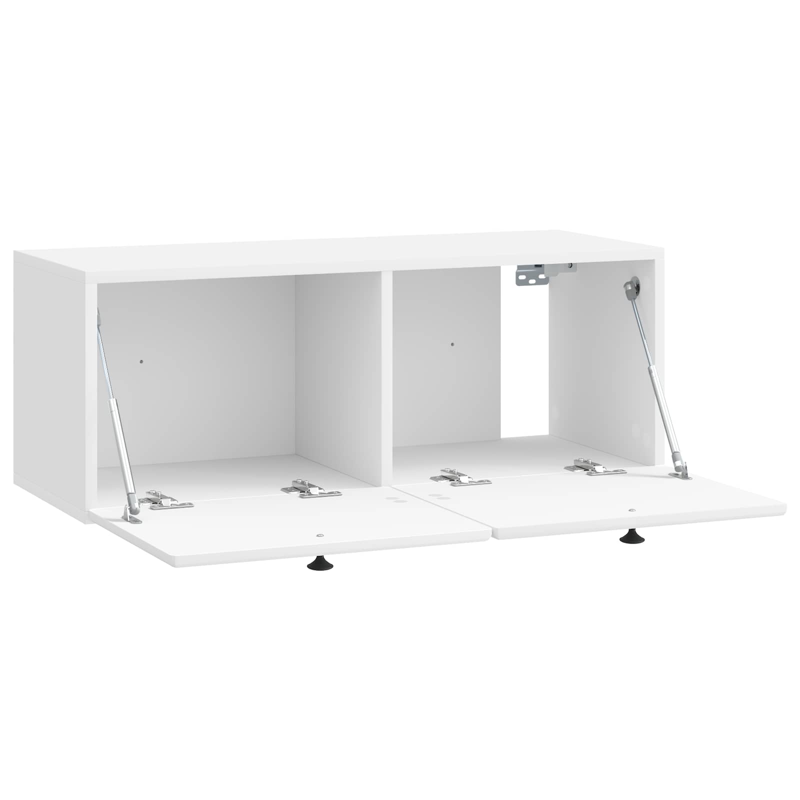 Meuble TV mural Montage mural Blanc brillant 78,5 x 31 x 30 cm - XIOS