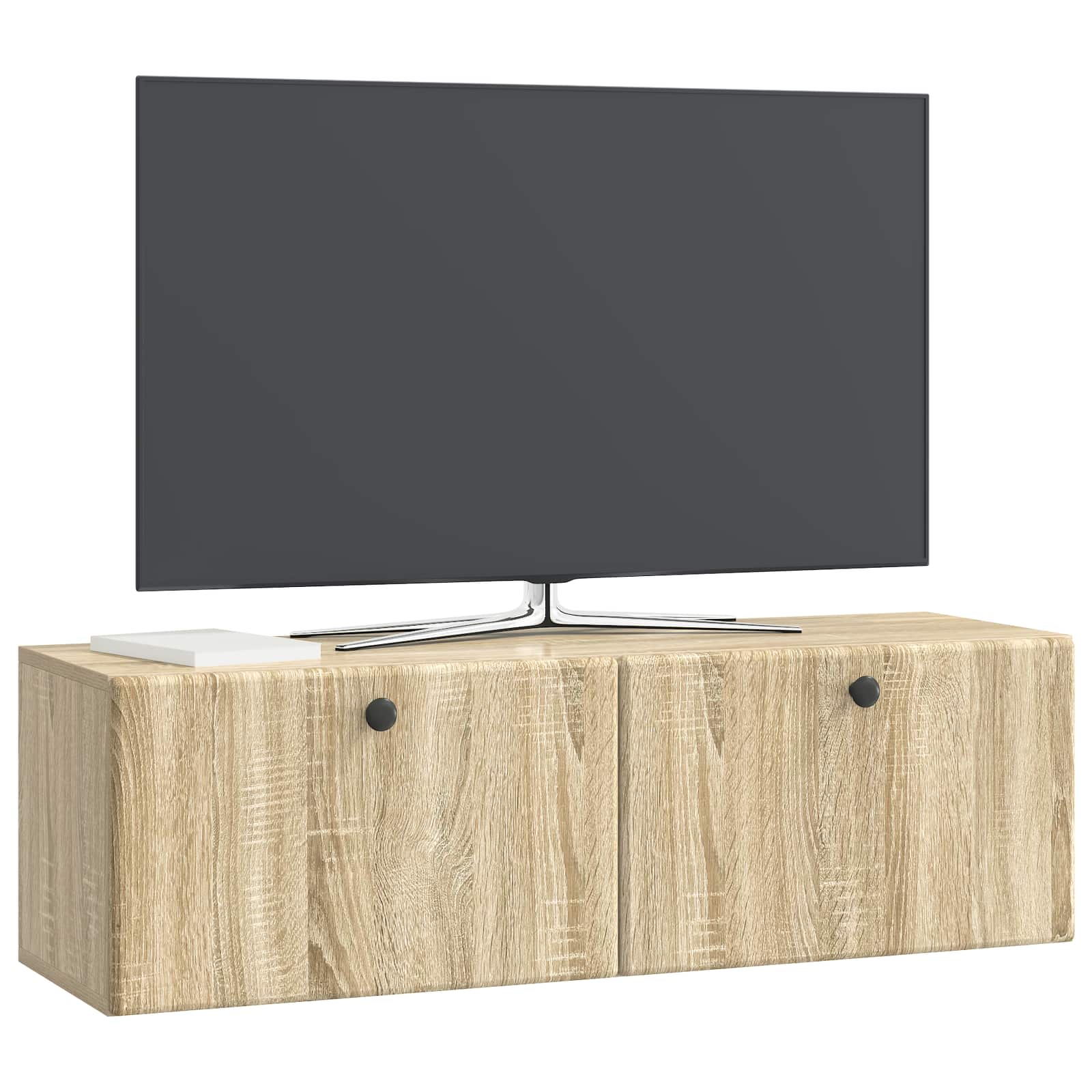 Meuble TV mural 98 x 31 x 30 cm Chêne Sonoma Bois d'ingénierie - XIOS