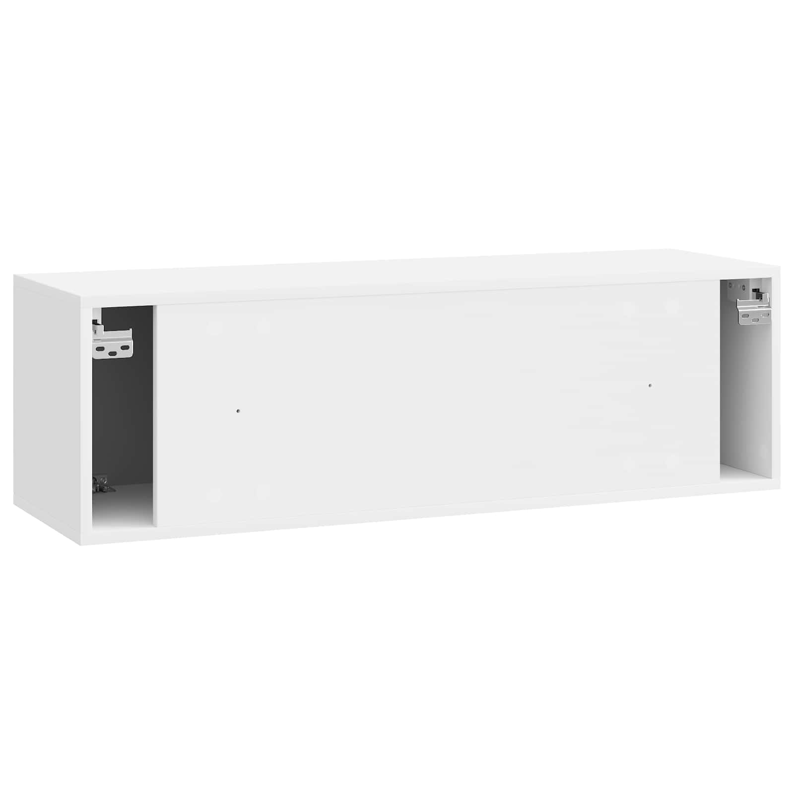 Meuble TV mural Montage mural Blanc brillant 98 x 31 x 30 cm - XIOS