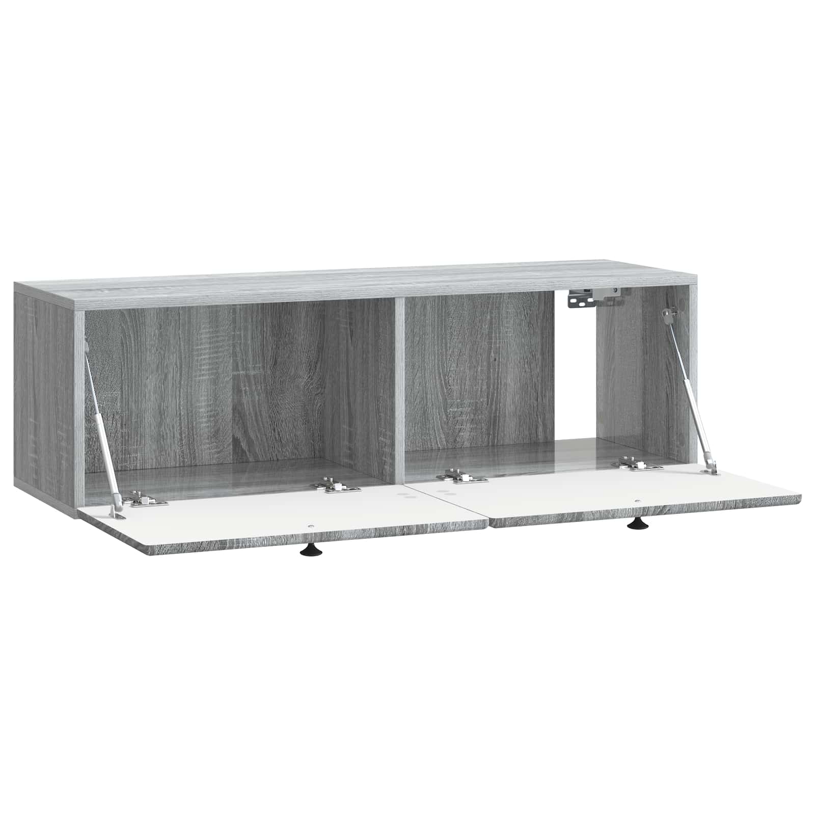 Meuble TV mural 98 x 31 x 30 cm Sonoma gris Bois d'ingénierie - XIOS