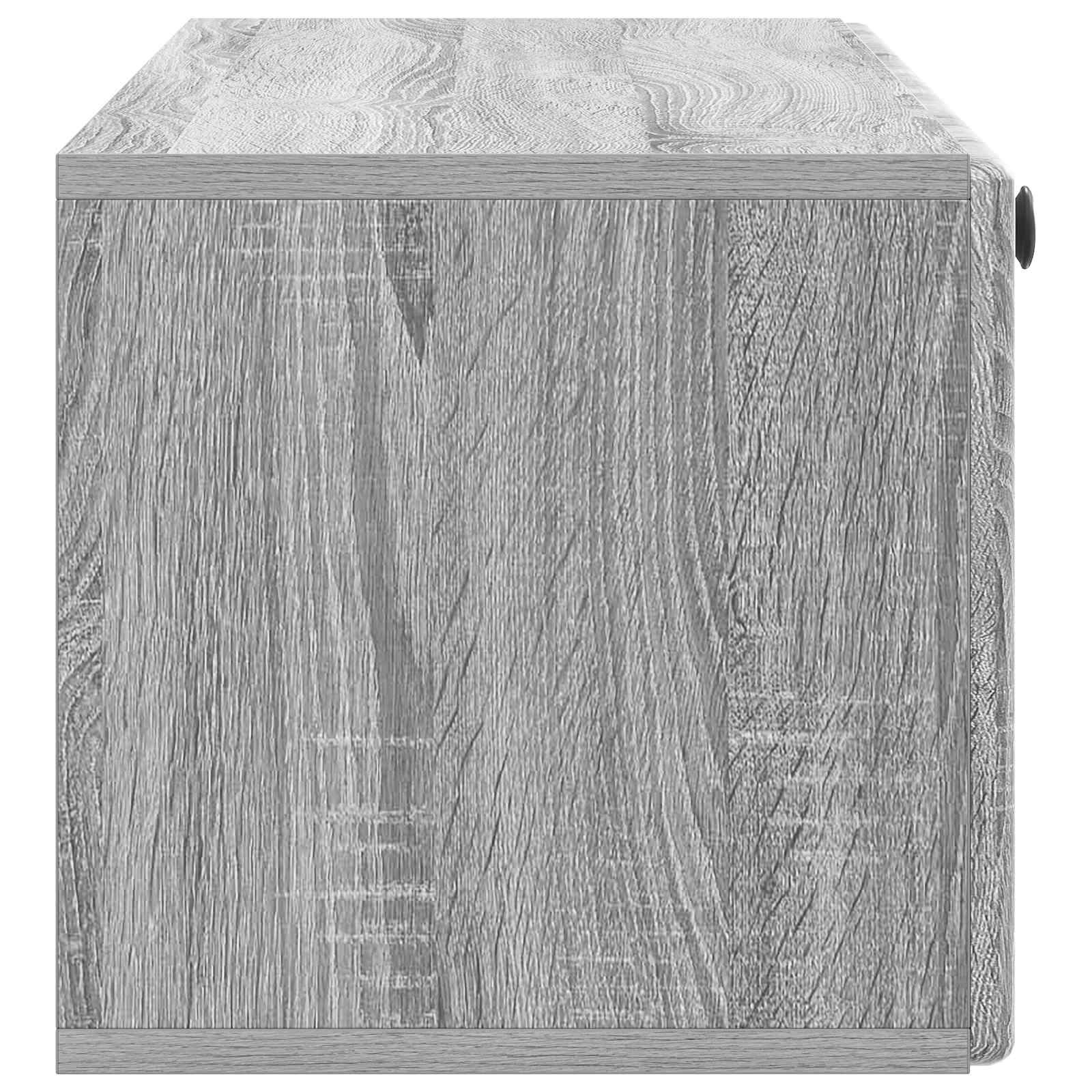 Meuble TV mural 98 x 31 x 30 cm Sonoma gris Bois d'ingénierie - XIOS