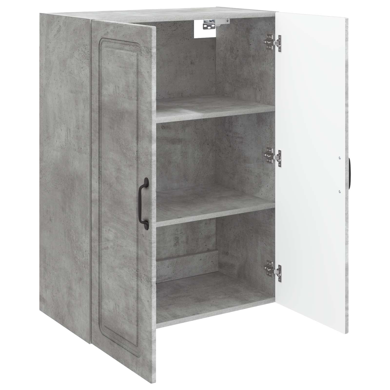 Armoire Murale Gris béton 66 x 34,5 x 90 cm Bois d'ingénierie - XIOS