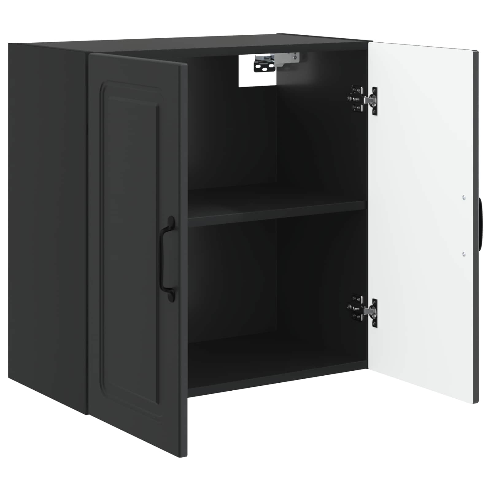 Armoire Murale Noir 59 x 31 x 60 cm Bois d'ingénierie - XIOS
