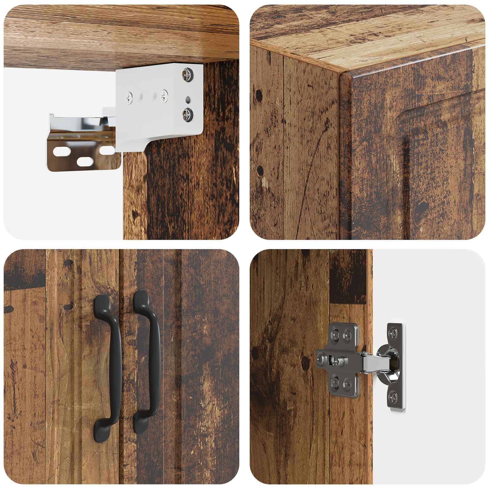 Armoire Murale Bois ancien 59 x 31 x 60 cm Bois d'ingénierie - XIOS