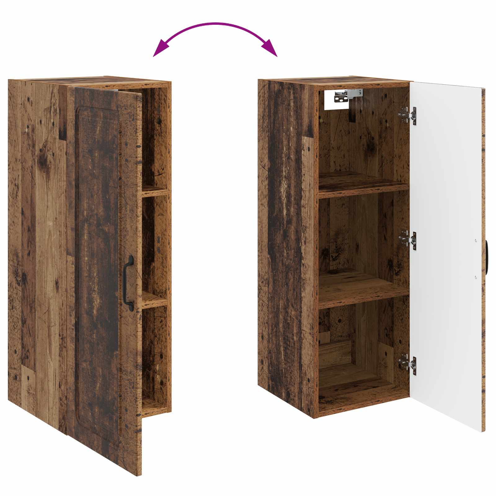 Armoire Murale Bois ancien 33 x 34,5 x 90 cm Bois d'ingénierie - XIOS
