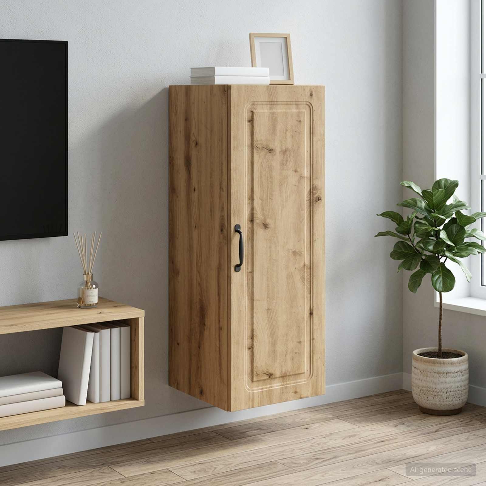Armoire Murale 33 x 34,5 x 90 cm Bois d'ingénierie - XIOS