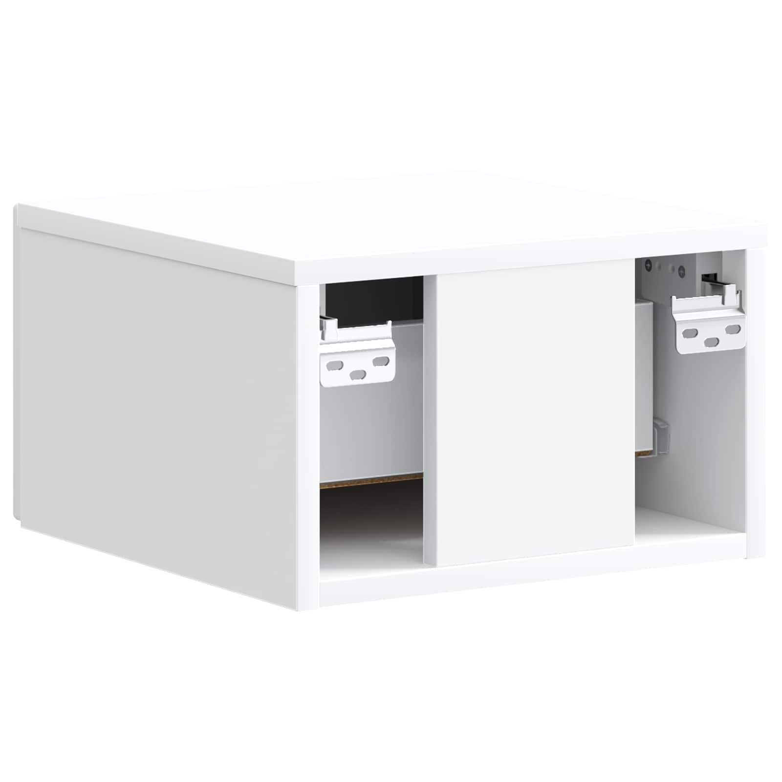 Cabinet de chevet mural 2 pcs Blanc 34,5 x 33 x 20 cm - XIOS