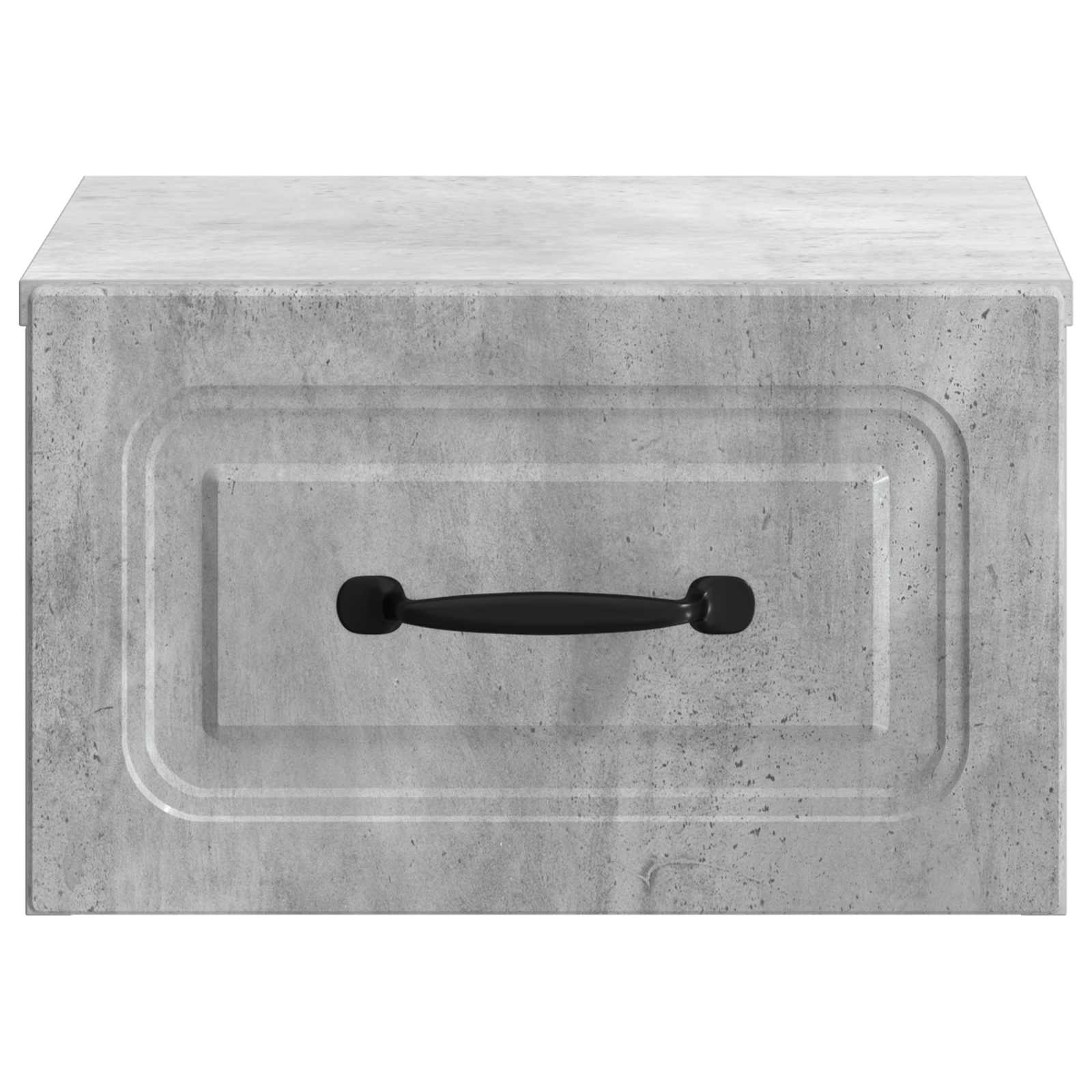 Cabinet de chevet mural 2 pcs Gris béton 34,5 x 33 x 20 cm - XIOS
