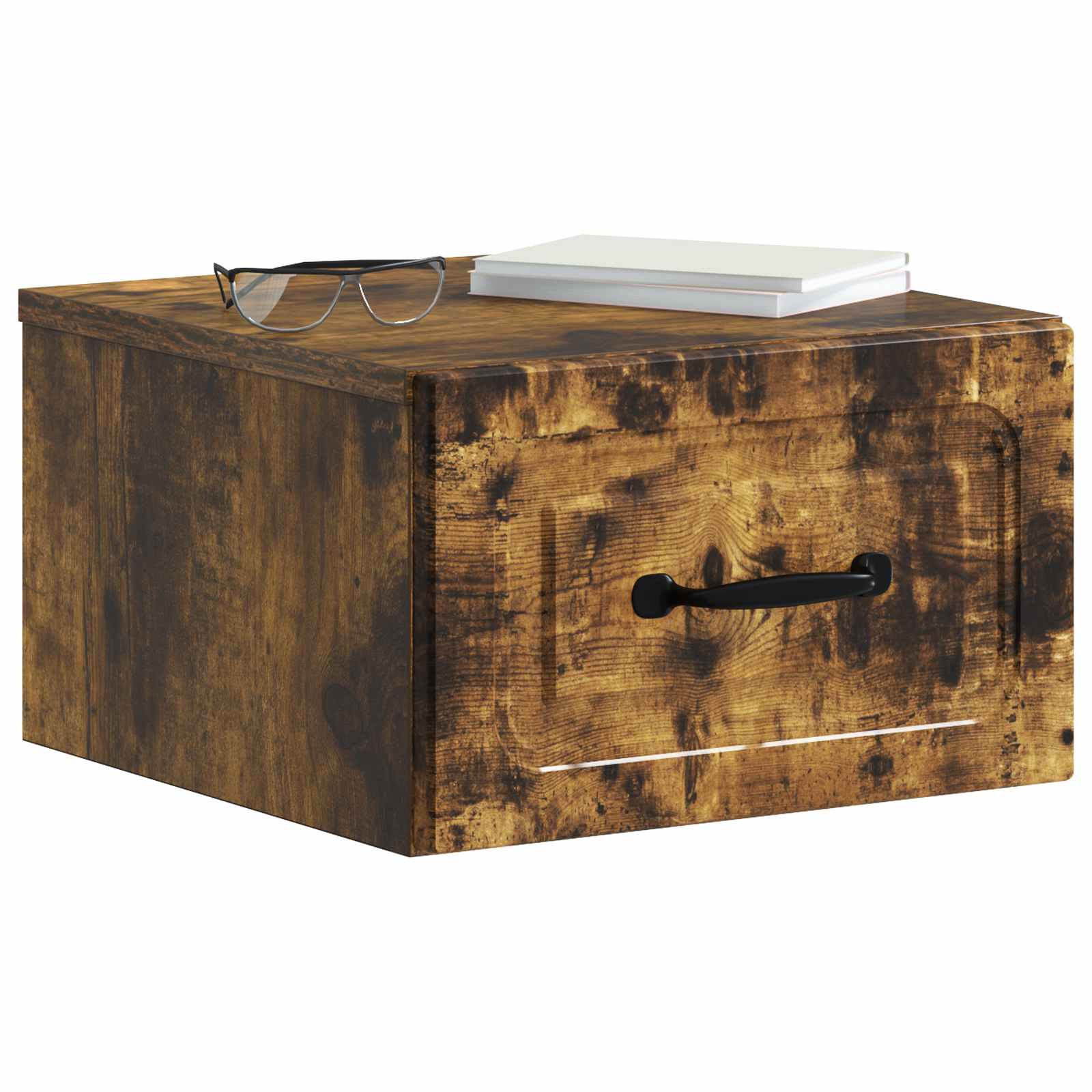 Cabinet de chevet mural 2 pcs Chêne fumé 34,5 x 33 x 20 cm - XIOS