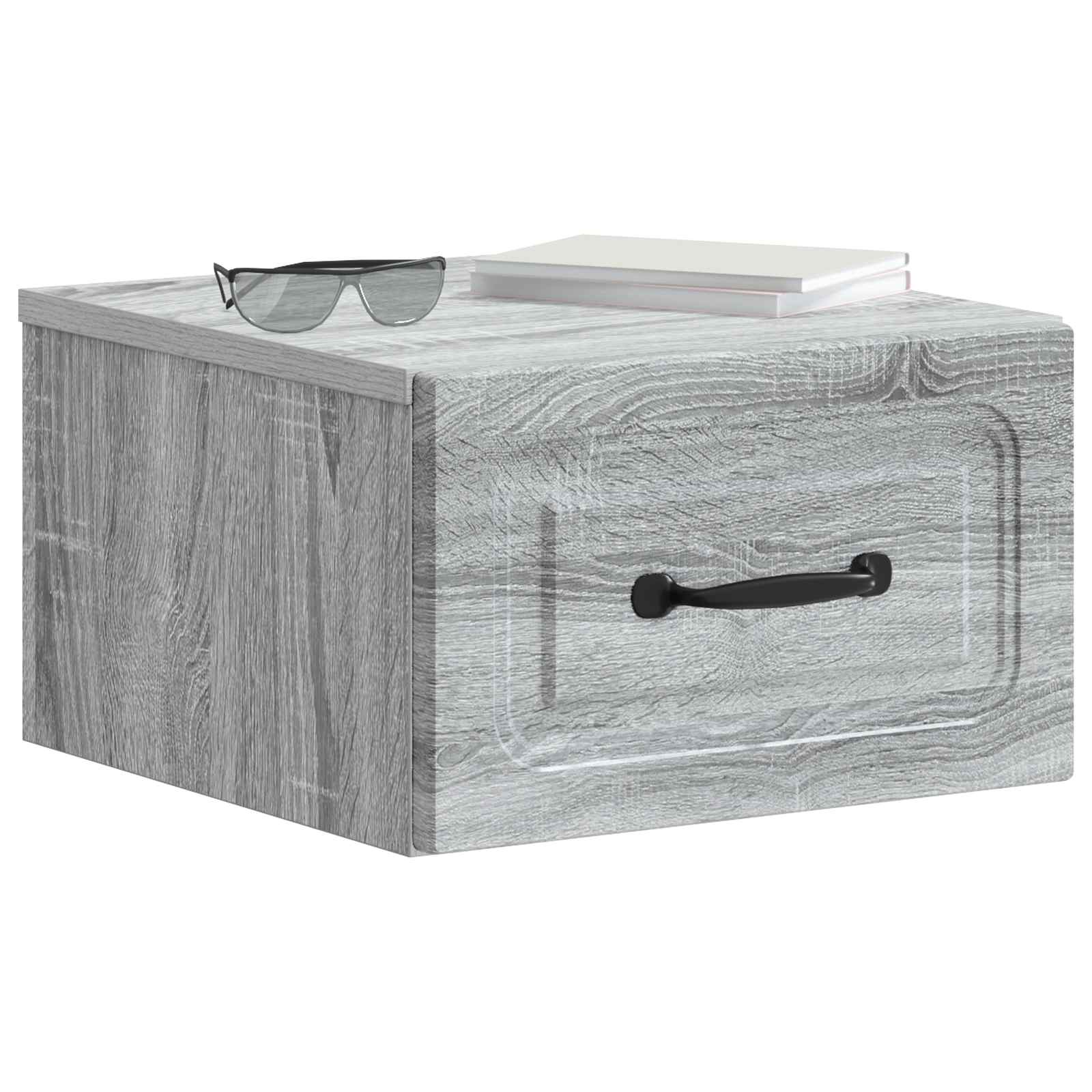Cabinet de chevet mural 2 pcs Sonoma gris 34,5 x 33 x 20 cm - XIOS