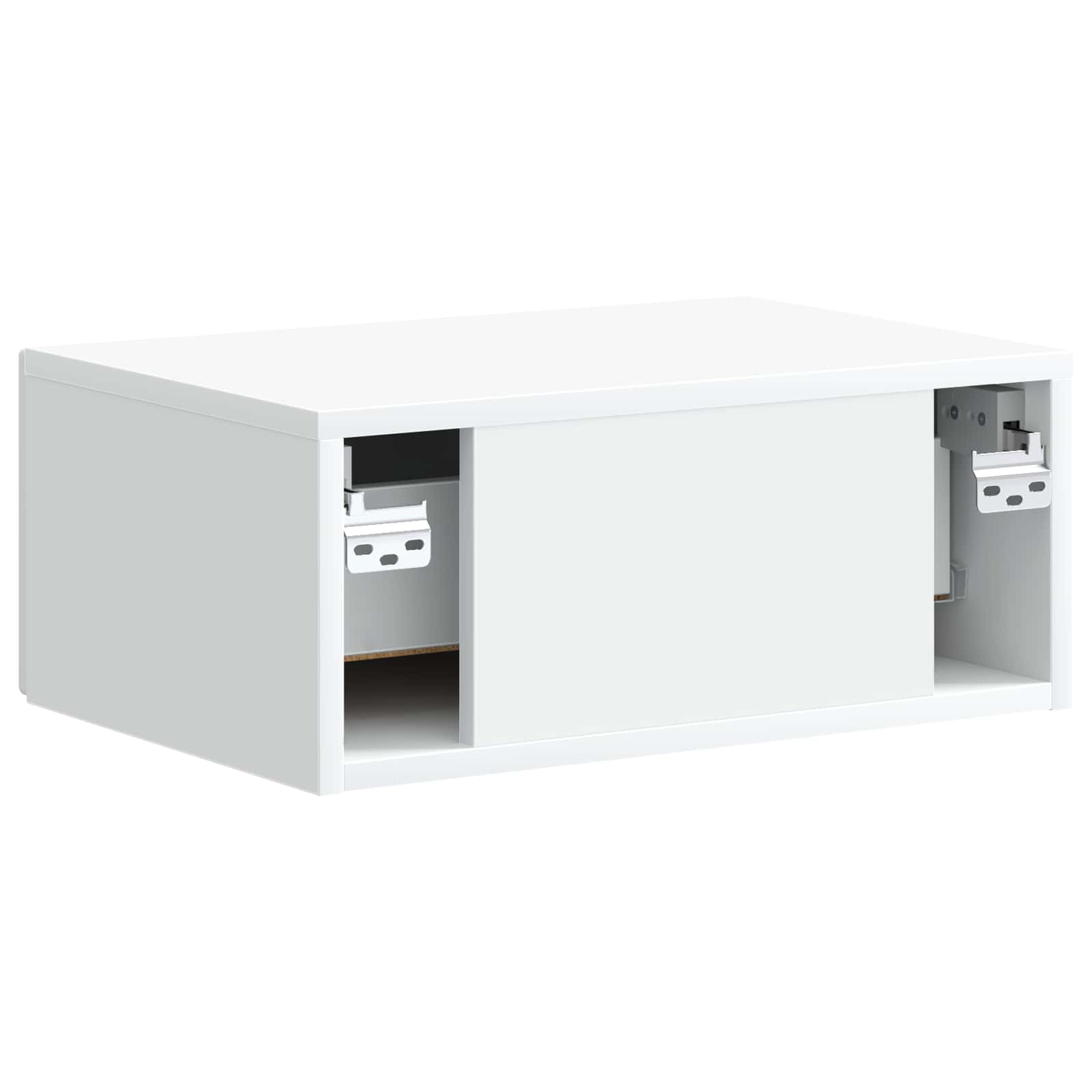 Cabinet de chevet mural 2 pcs Blanc 49 x 34,5 x 20 cm - XIOS
