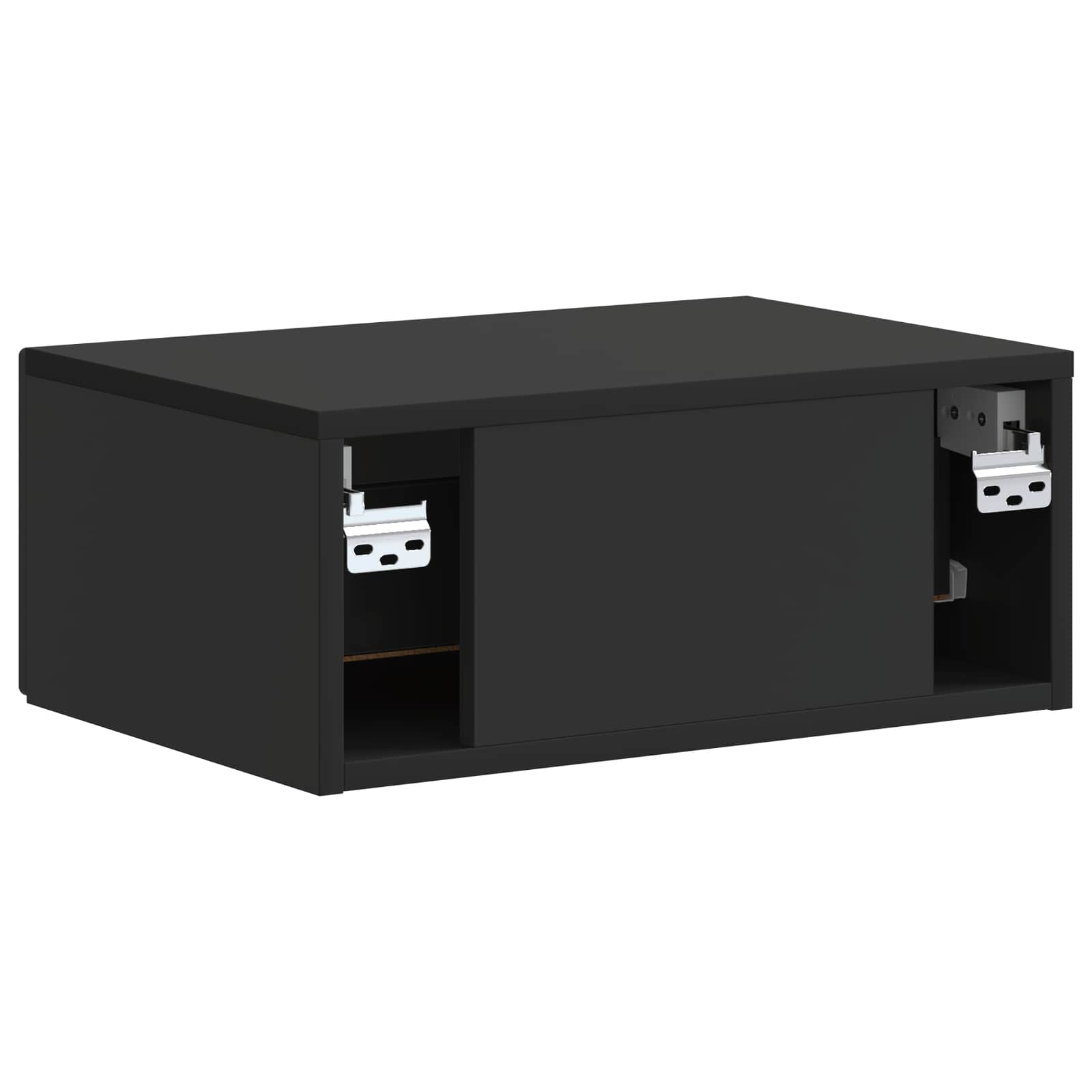 Cabinet de chevet mural 2 pcs Noir 49 x 34,5 x 20 cm - XIOS