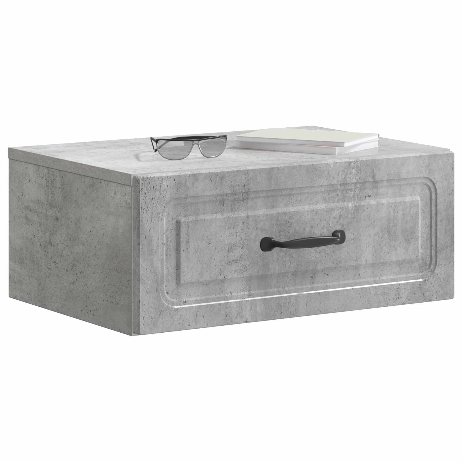 Cabinet de chevet mural 2 pcs Gris béton 49 x 34,5 x 20 cm - XIOS