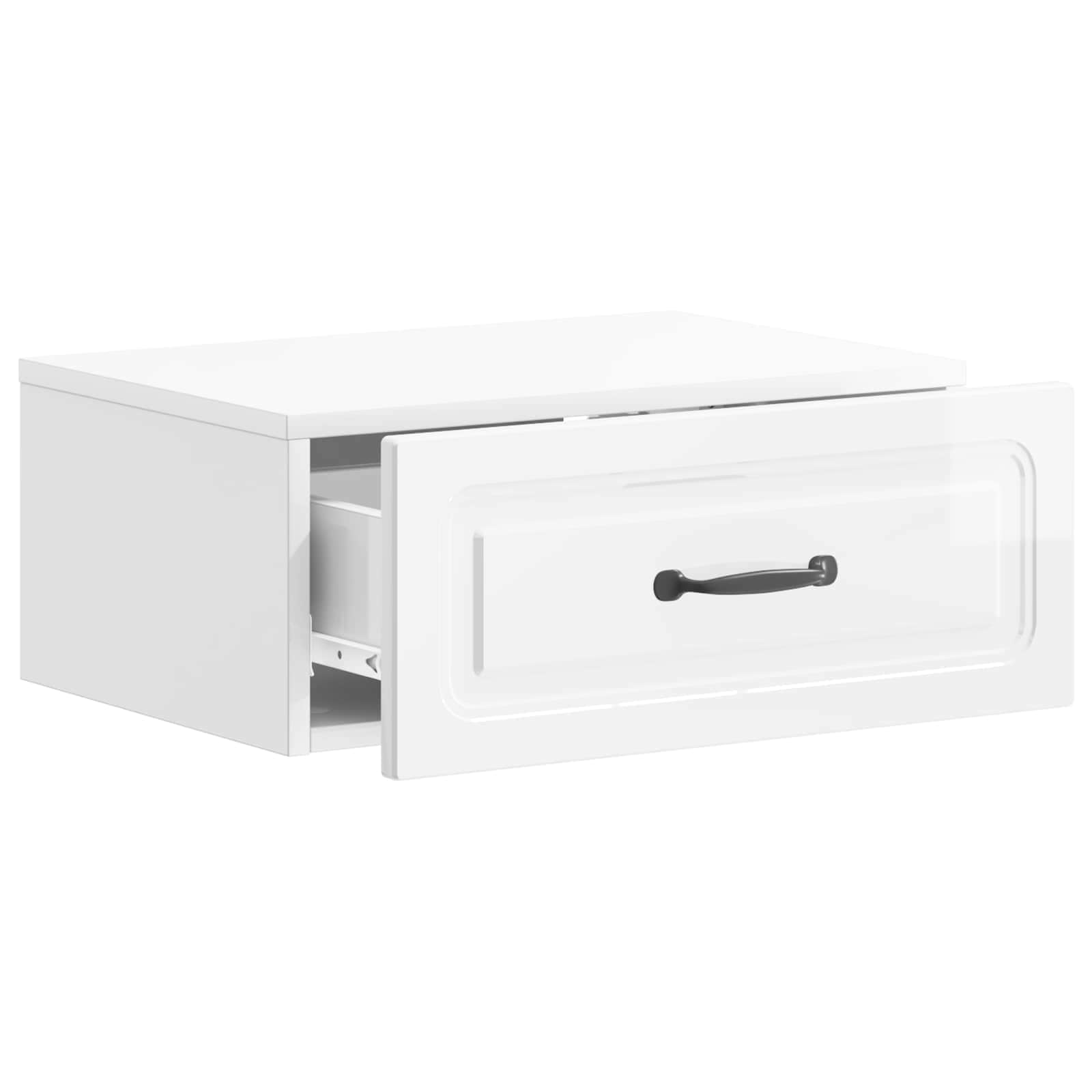 Cabinet de chevet mural 2 pcs Blanc brillant 49 x 34,5 x 20 cm - XIOS