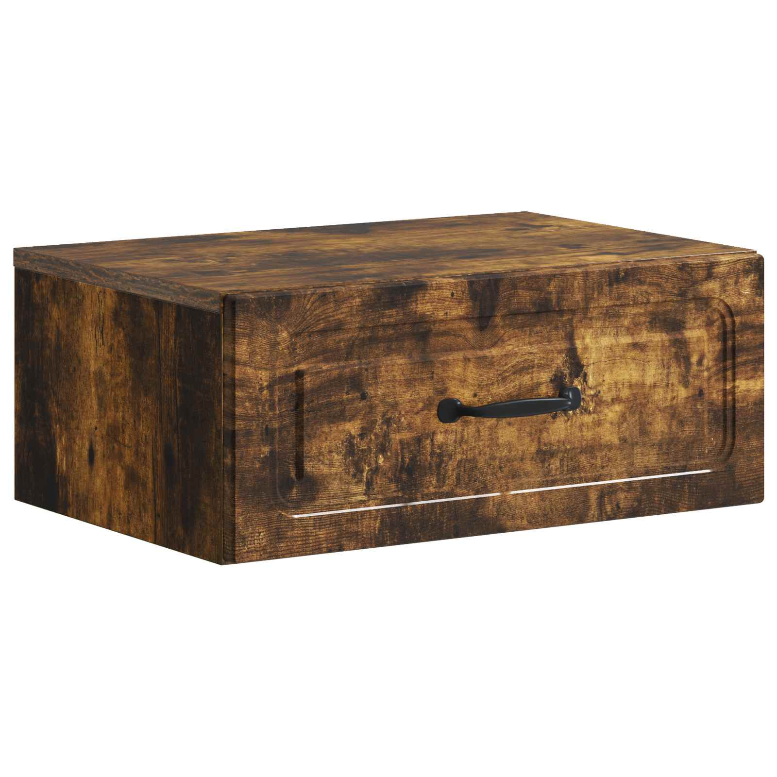 Cabinet de chevet mural 2 pcs Chêne fumé 49 x 34,5 x 20 cm - XIOS