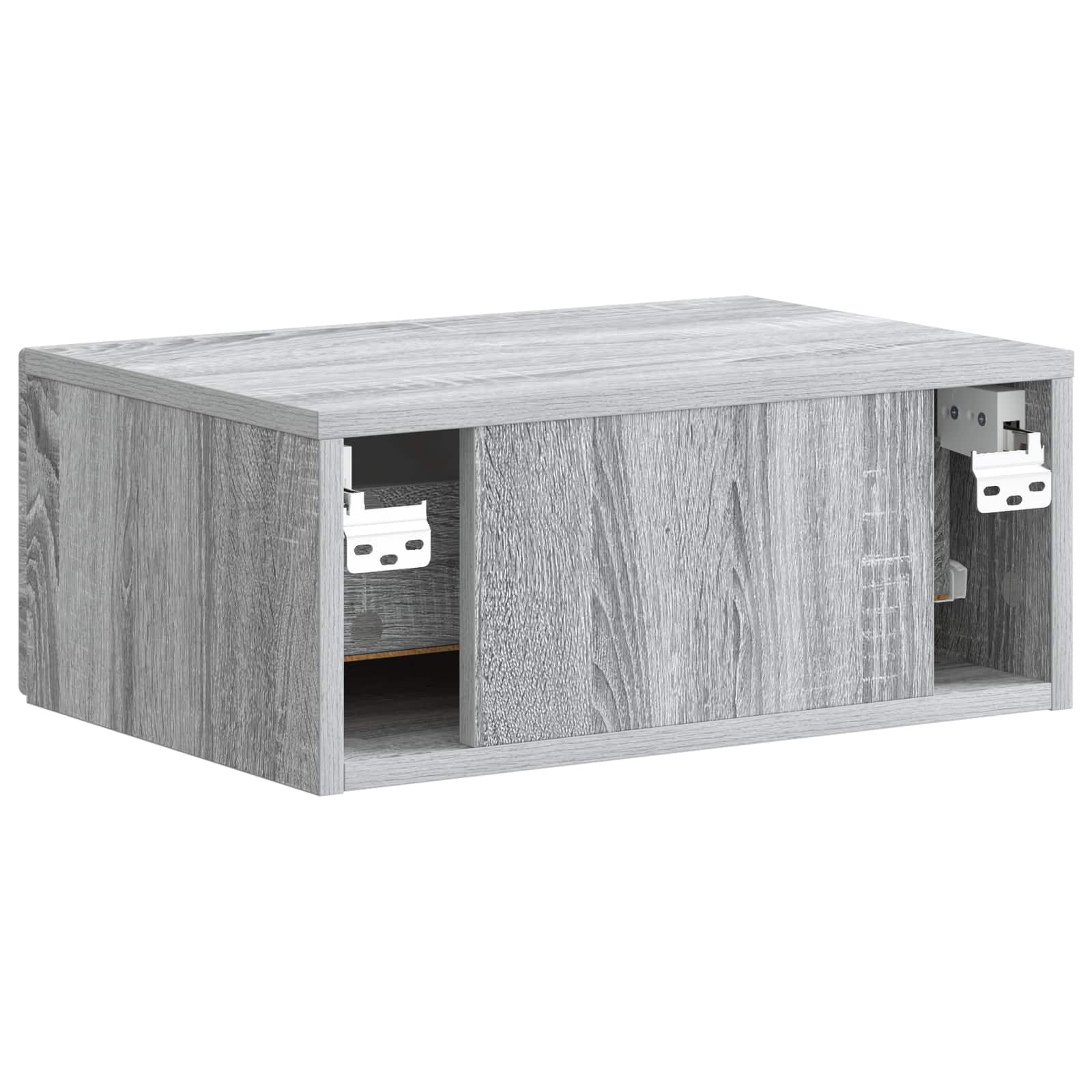 Cabinet de chevet mural 2 pcs Sonoma gris 49 x 34,5 x 20 cm - XIOS