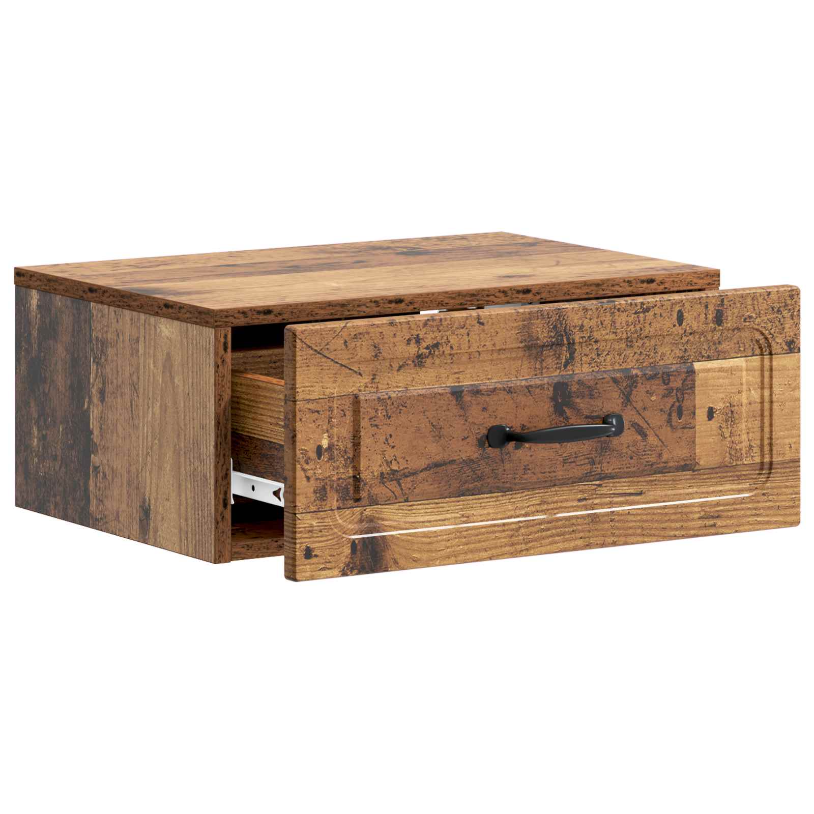 Cabinet de chevet mural Bois ancien 49 x 34,5 x 20 cm - XIOS