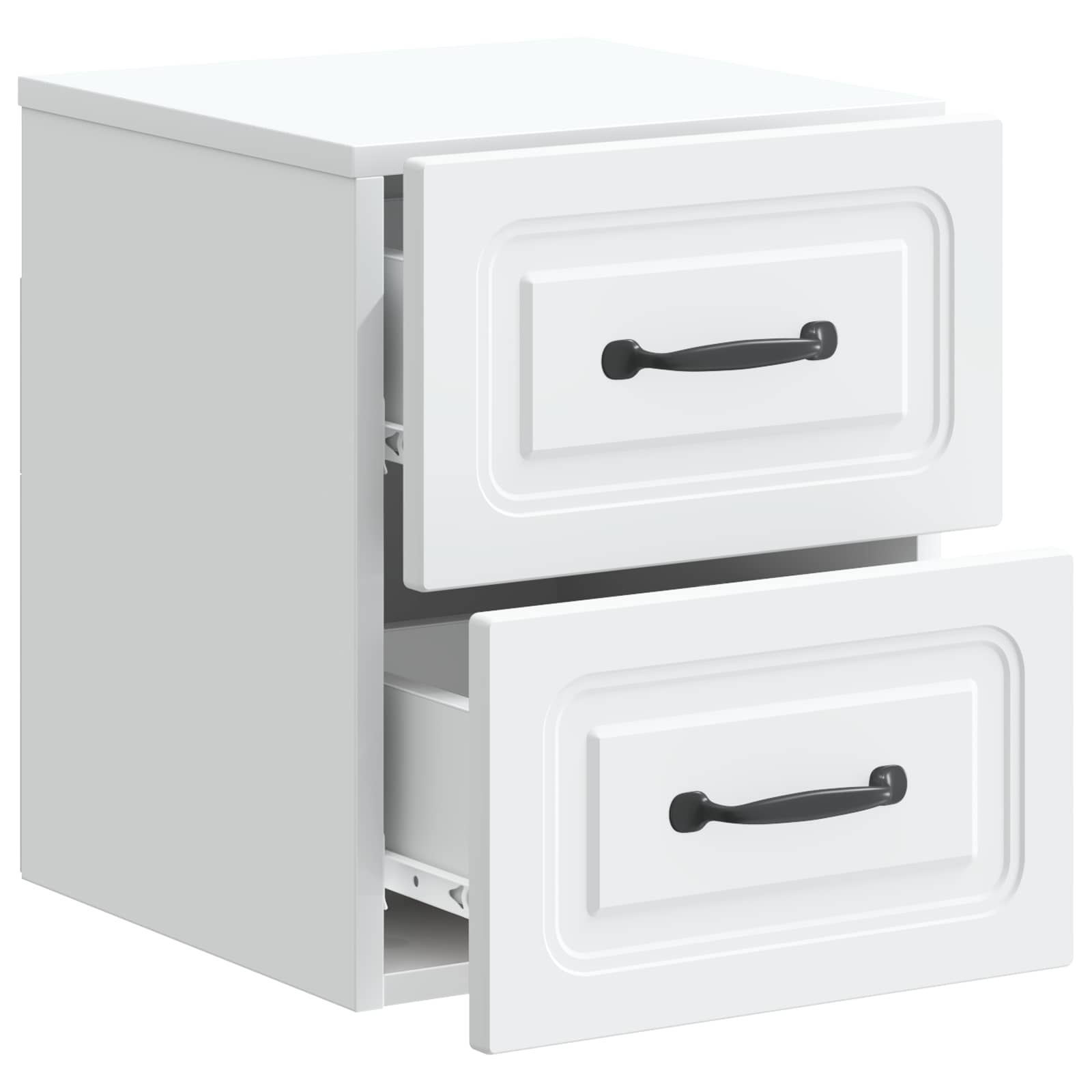 Cabinet de chevet mural 2 pcs Blanc 34,5 x 33 x 40 cm - XIOS