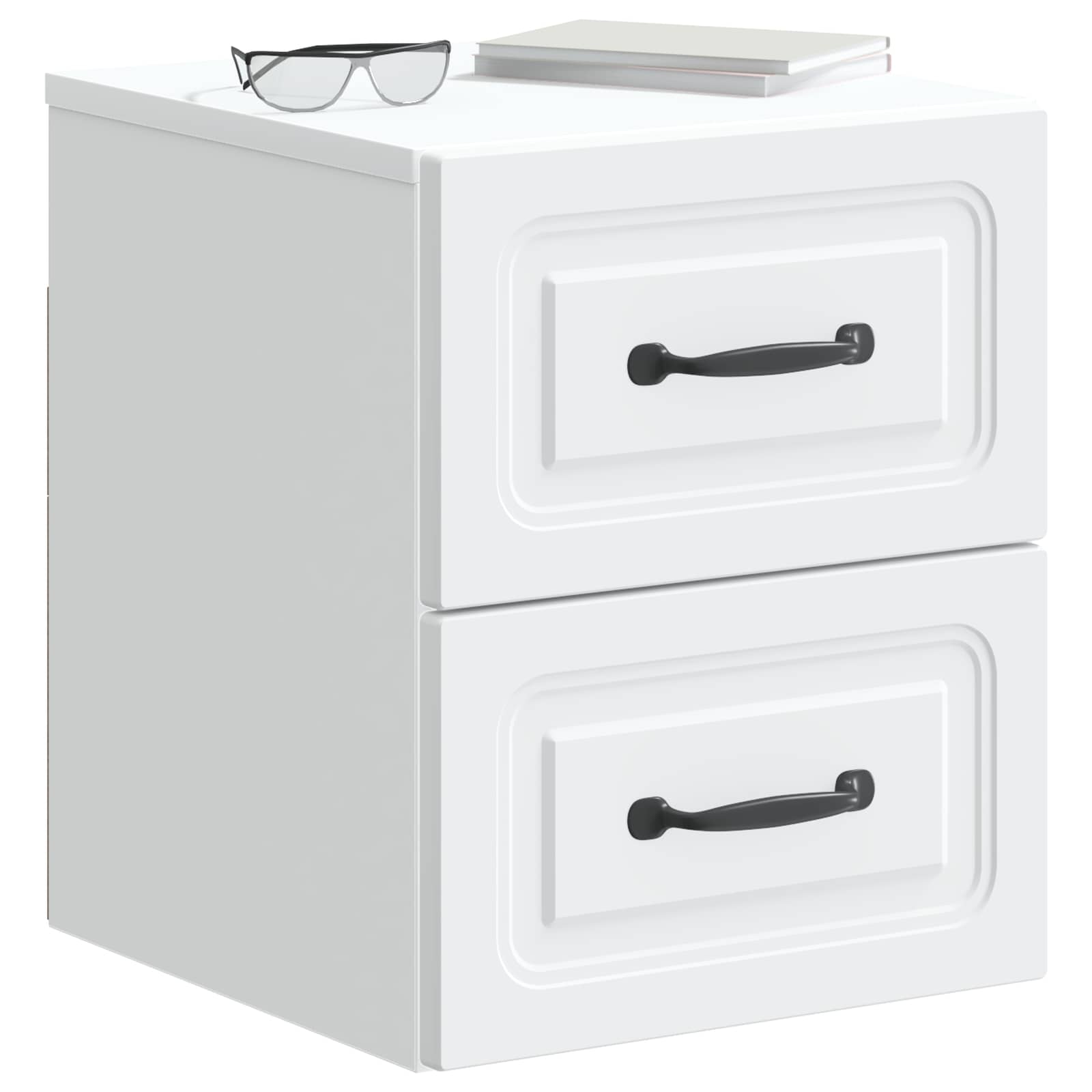Cabinet de chevet mural 2 pcs Blanc 34,5 x 33 x 40 cm - XIOS
