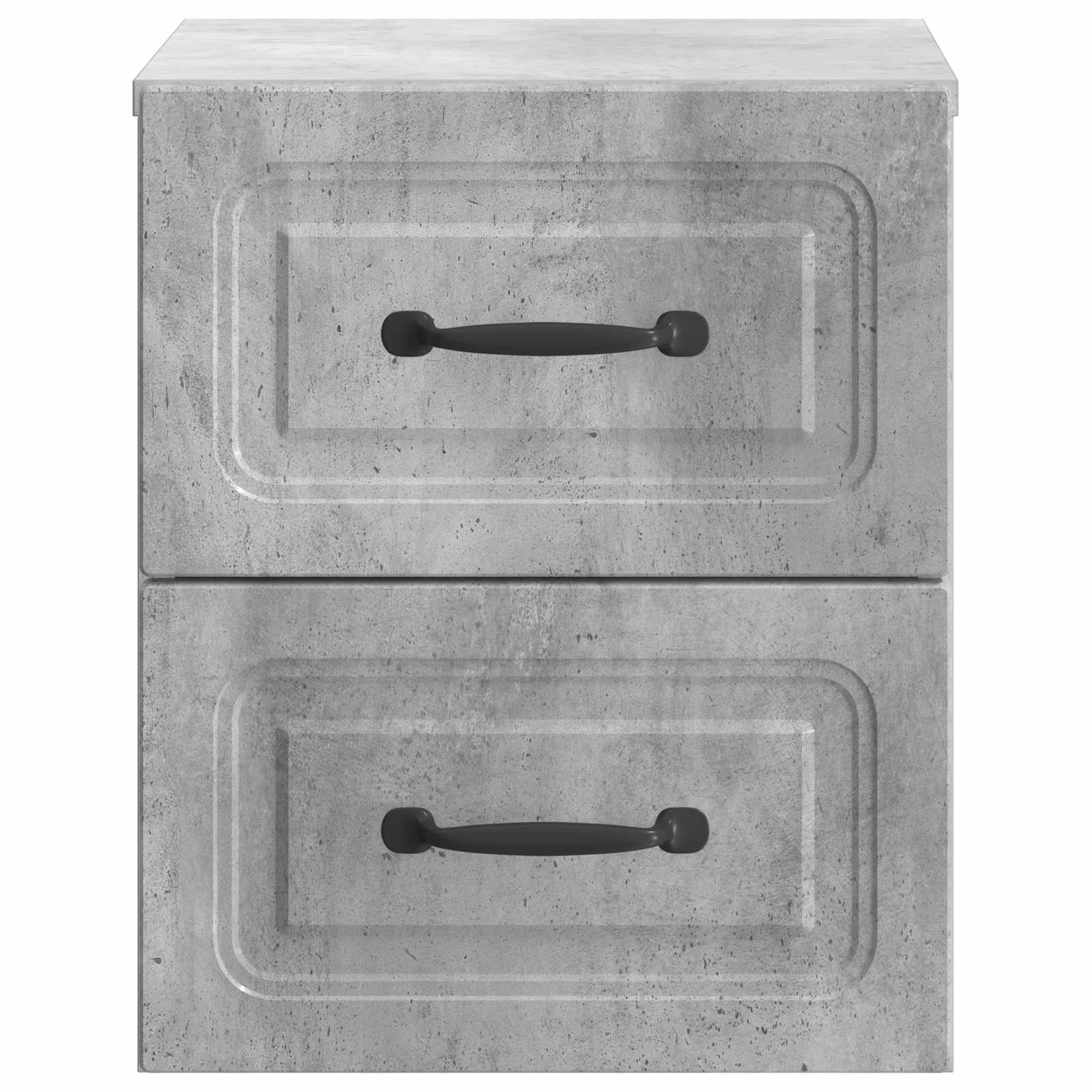 Cabinet de chevet mural 2 pcs Gris béton 34,5 x 33 x 40 cm - XIOS