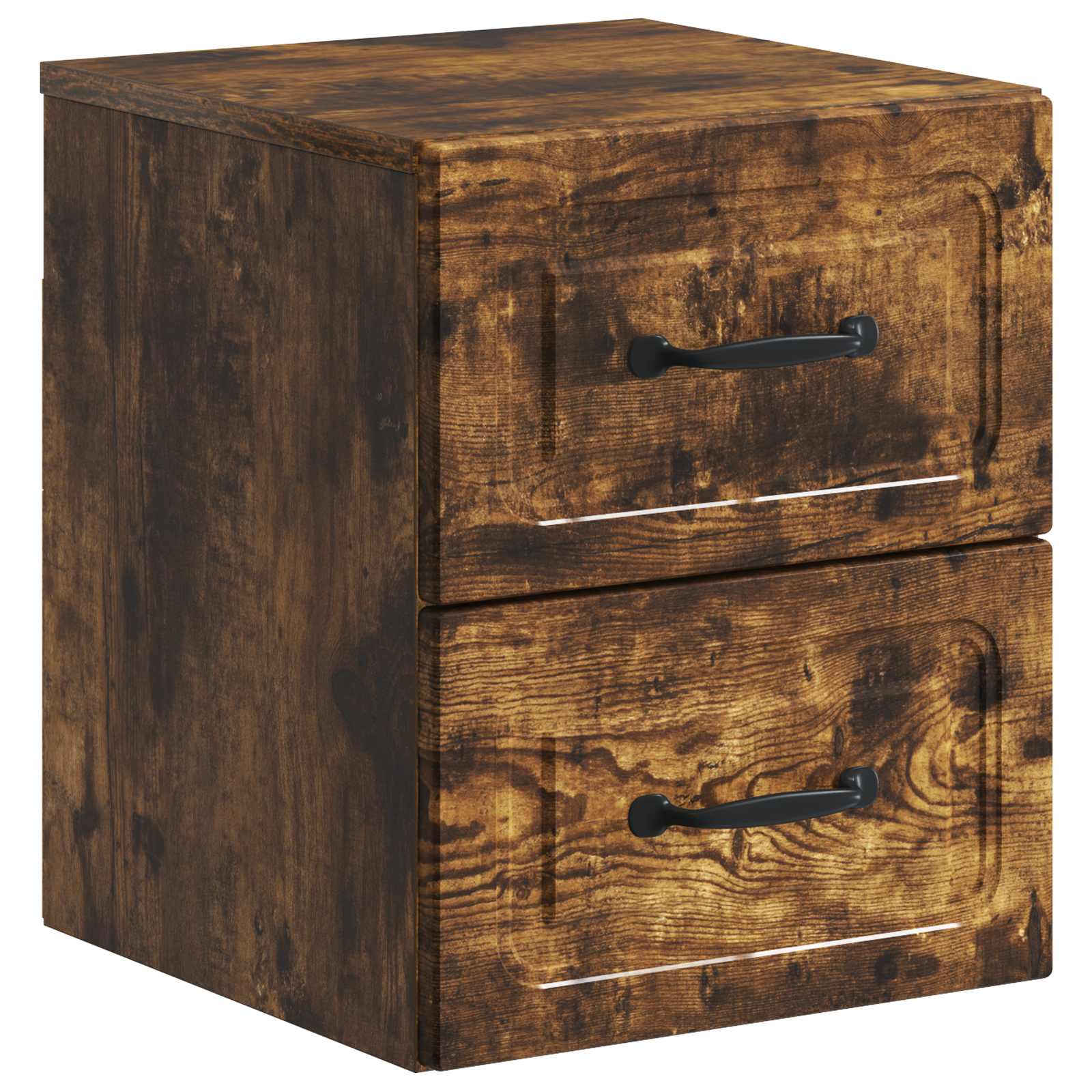 Cabinet de chevet mural 2 pcs Chêne fumé 34,5 x 33 x 40 cm - XIOS