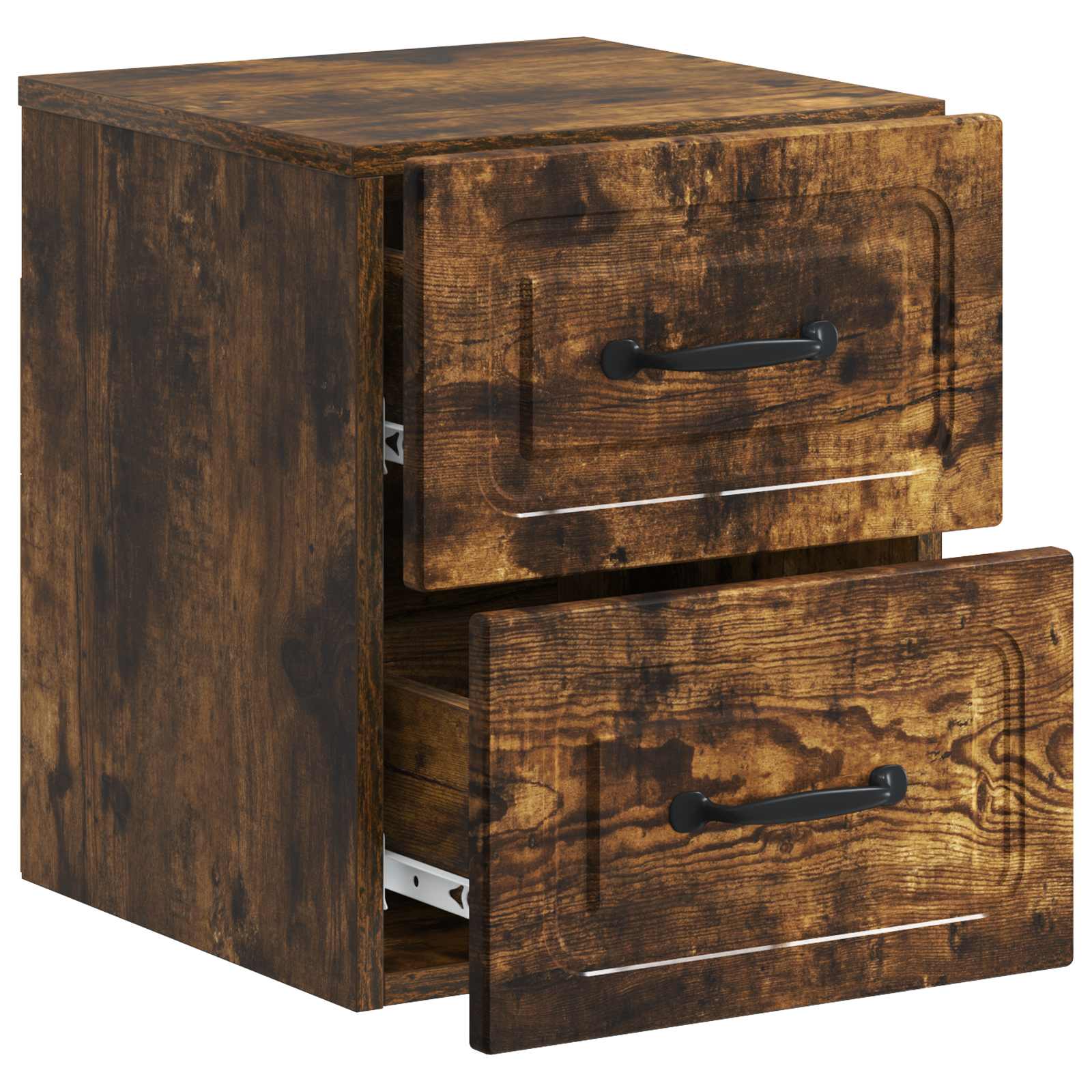 Cabinet de chevet mural 2 pcs Chêne fumé 34,5 x 33 x 40 cm - XIOS