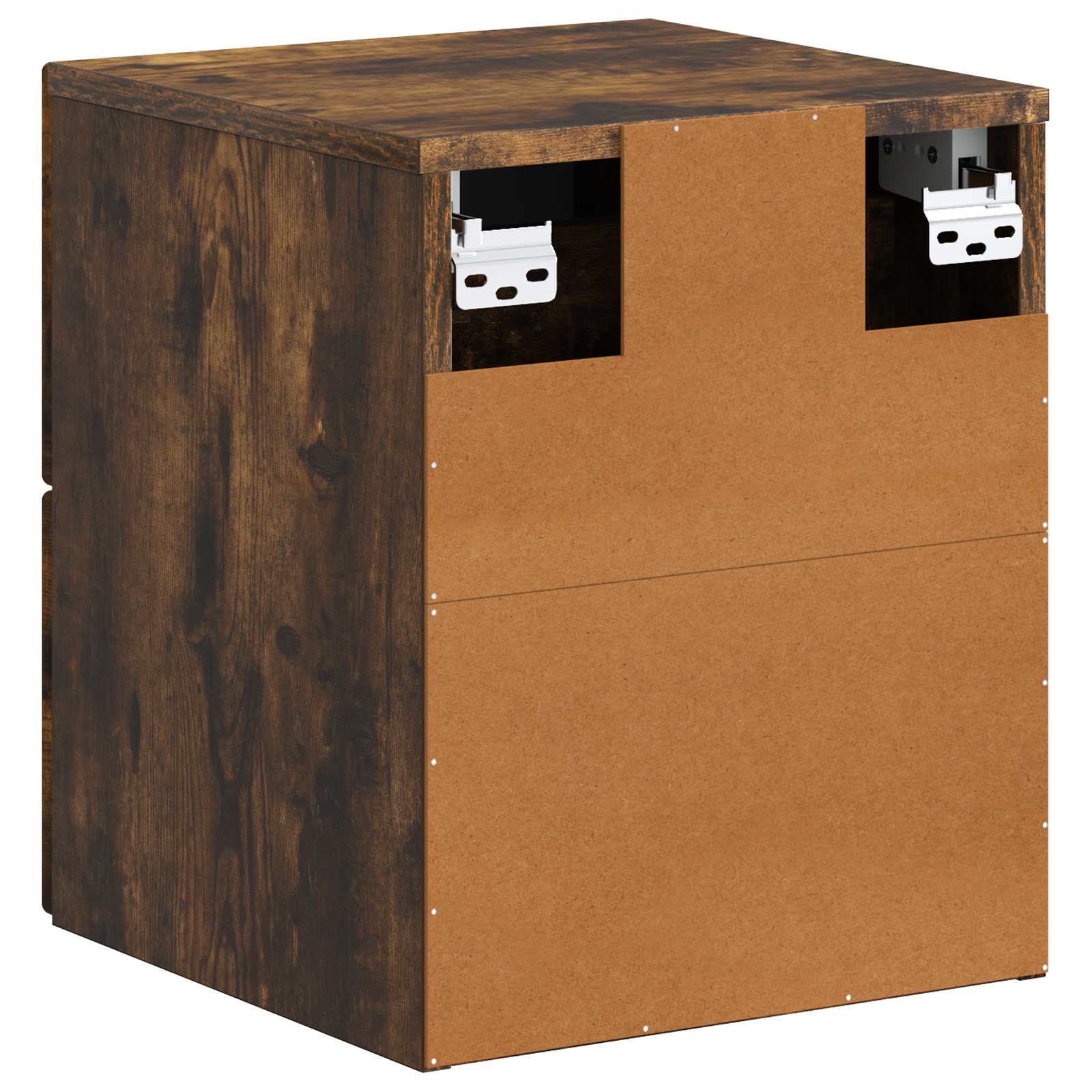Cabinet de chevet mural 2 pcs Chêne fumé 34,5 x 33 x 40 cm - XIOS