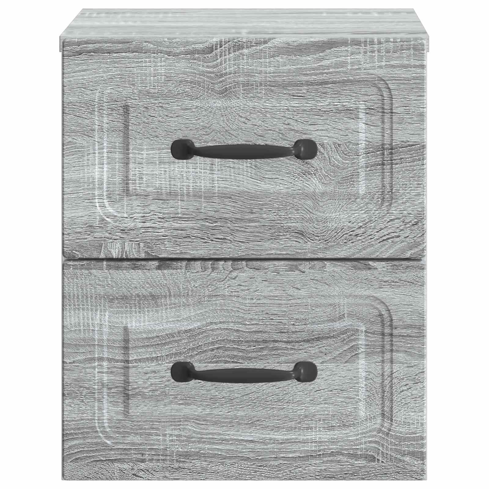 Cabinet de chevet mural 2 pcs Sonoma gris 34,5 x 33 x 40 cm - XIOS