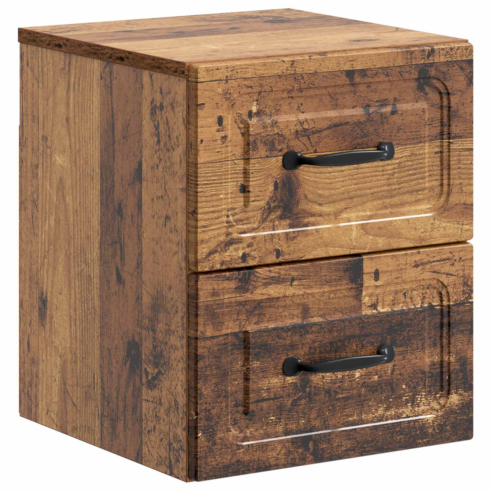 Cabinet de chevet mural 2 pcs Bois ancien 34,5 x 33 x 40 cm - XIOS
