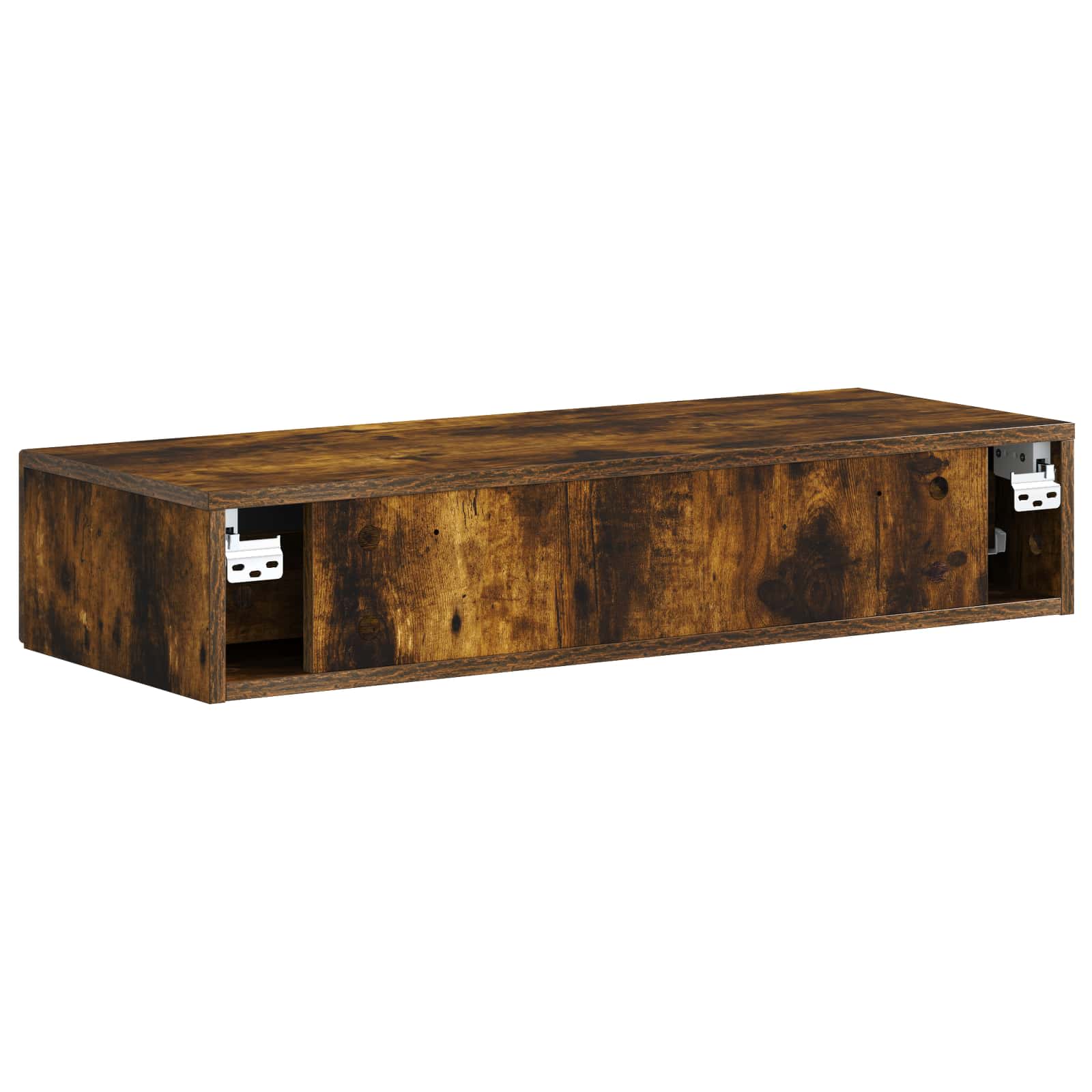 Table d'appoint murale Chêne fumé 87,5 x 34,5 x 17 cm - XIOS