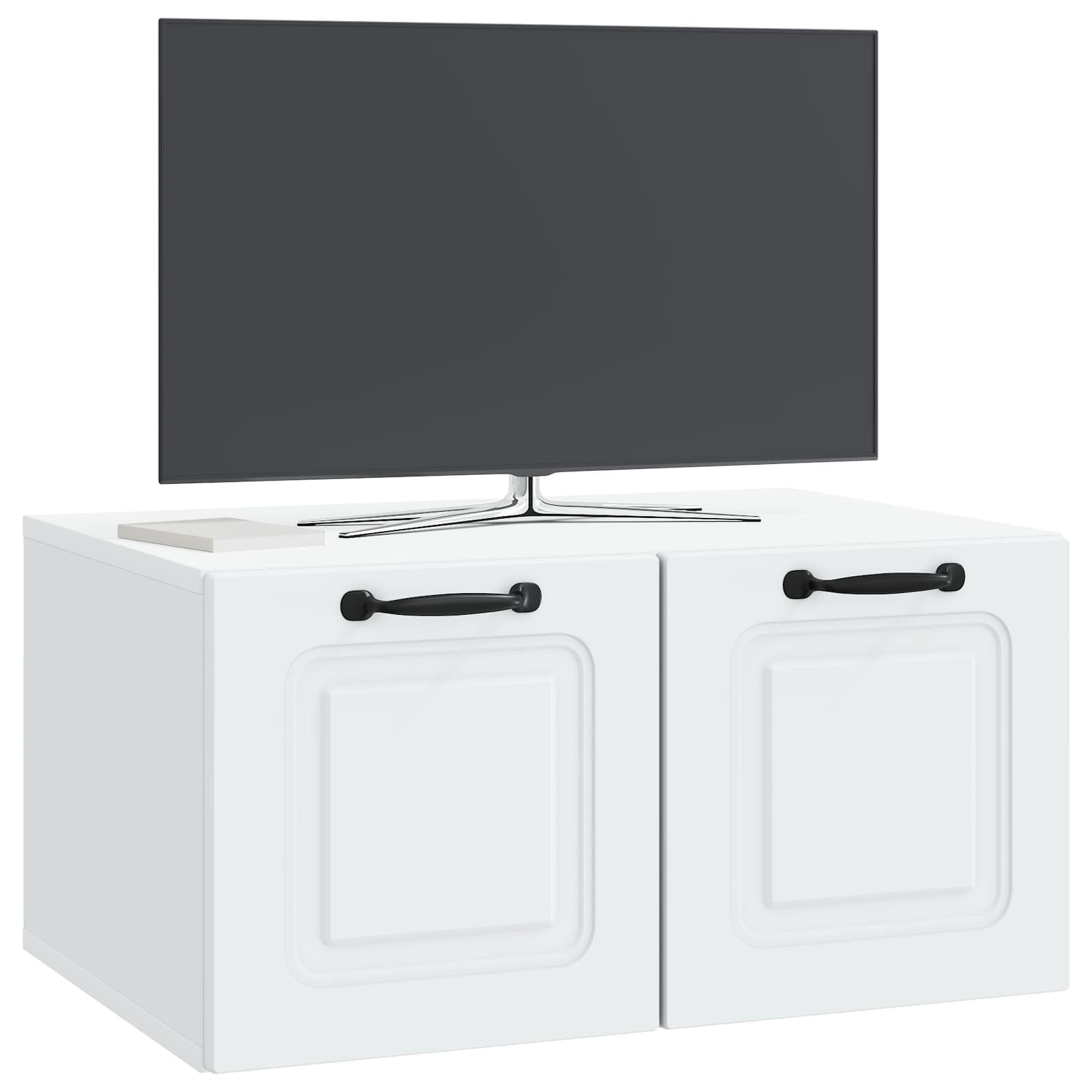 Meuble TV mural Blanc 59,5 x 41 x 30 cm Bois d'ingénierie - XIOS