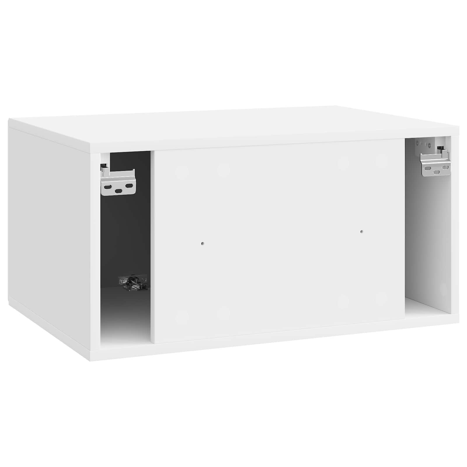 Meuble TV mural Montage mural Blanc brillant 59,5 x 41 x 30 cm - XIOS