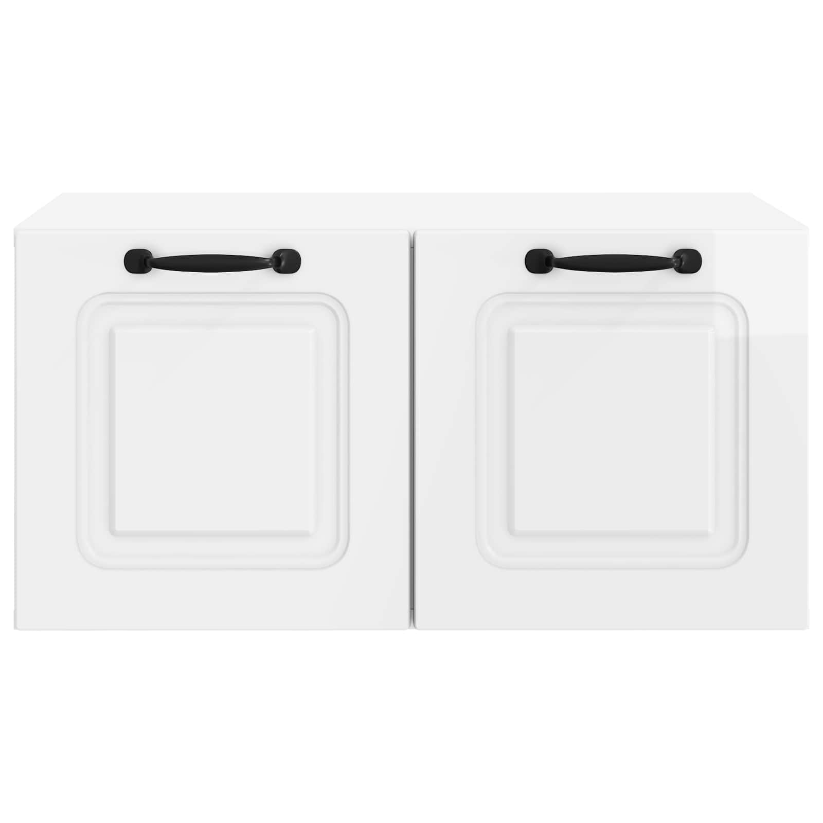 Meuble TV mural Montage mural Blanc brillant 59,5 x 41 x 30 cm - XIOS