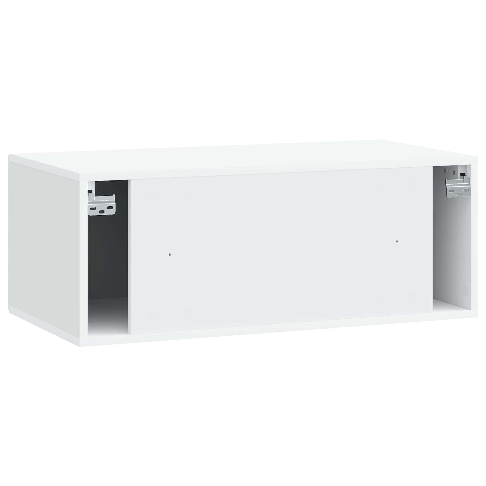 Meuble TV mural Blanc 78,5 x 41 x 30 cm Bois d'ingénierie - XIOS